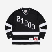 Supreme x WTAPS Mitchell & Ness Hockey Jersey Black - 21FW