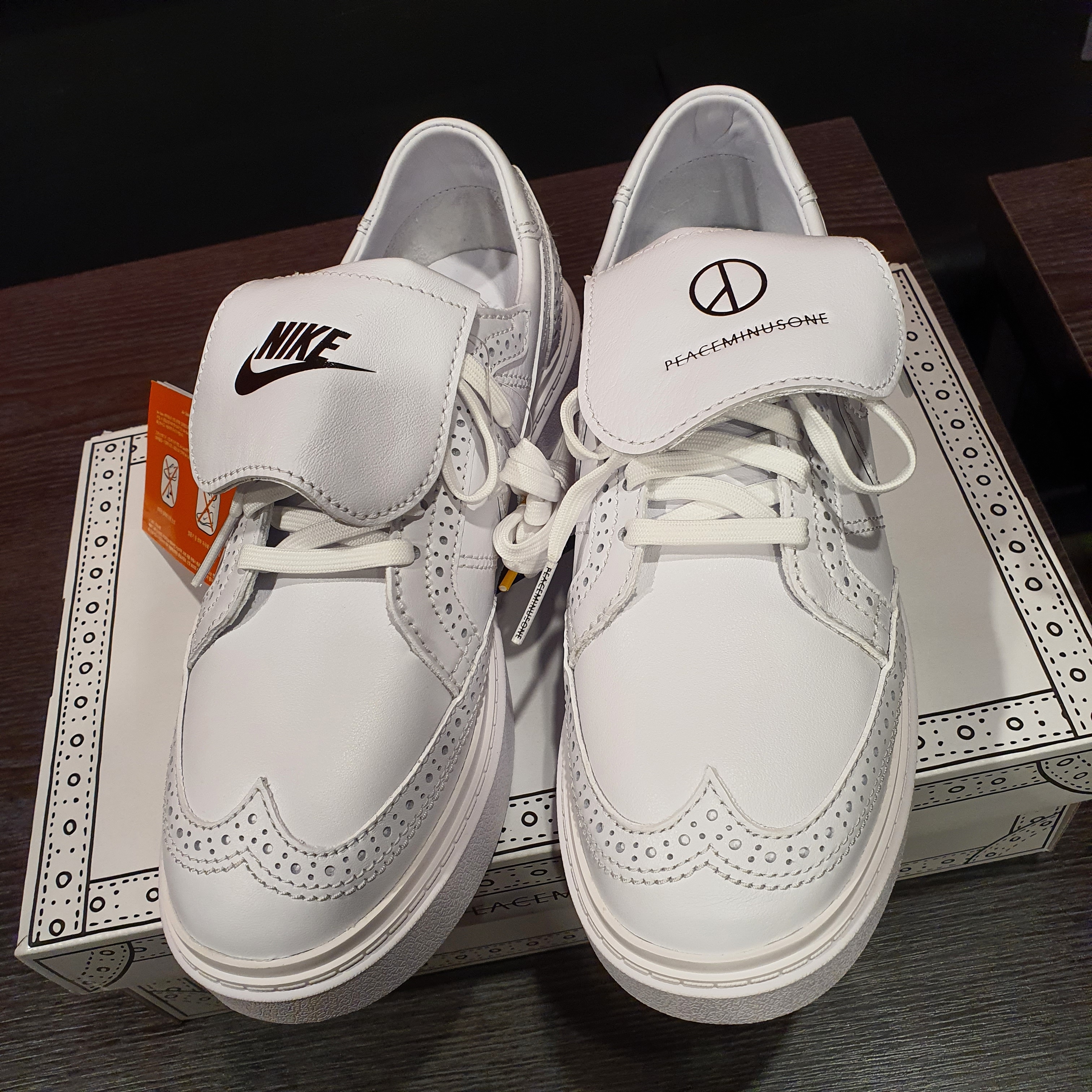 Nike x Peaceminusone Kwondo1 White 착용 스타일