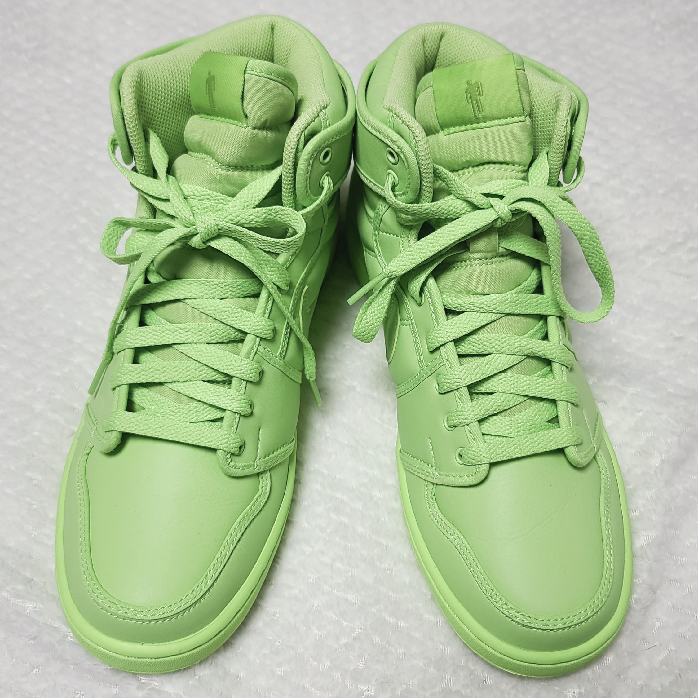 (W) Jordan 1 x Billie Eilish KO SP Lime Green 착용 스타일 - 2