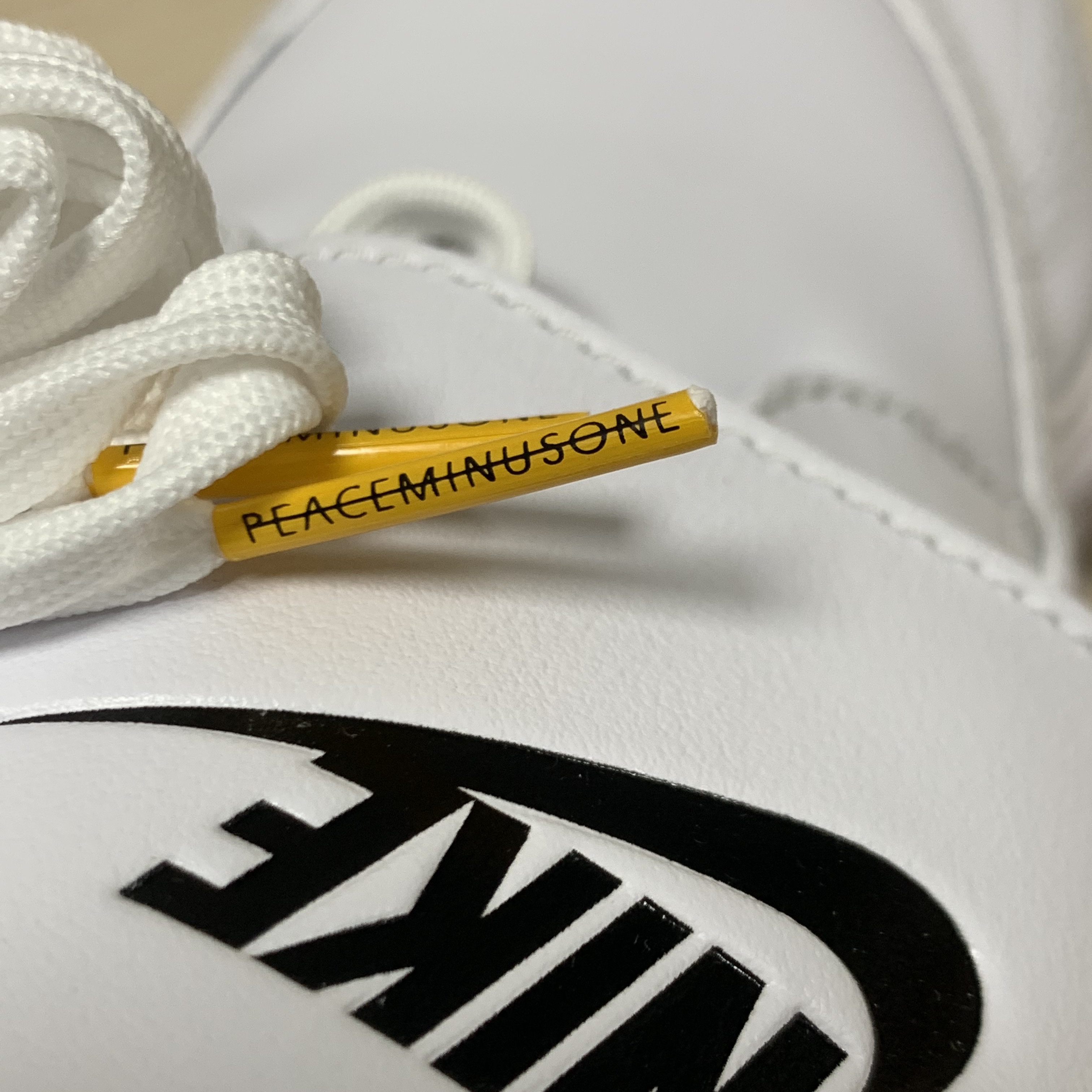 Nike x Peaceminusone Kwondo1 White 착용 스타일 - 1
