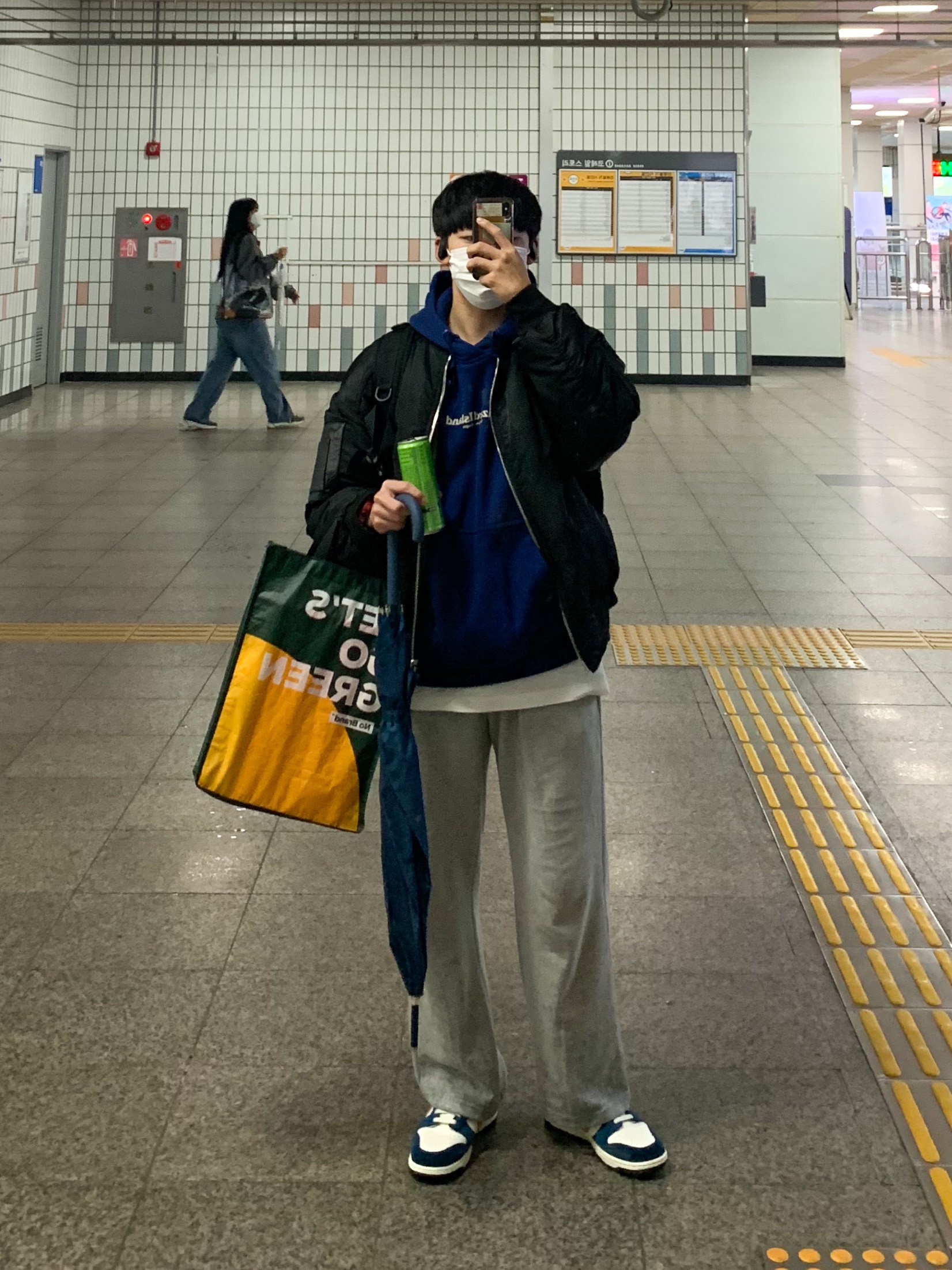 Nike NRG ACG Hoodie Wizard Blue Void - Asia, Nike x Kasina Dunk Low 80's Bus 착용 스타일 - 2