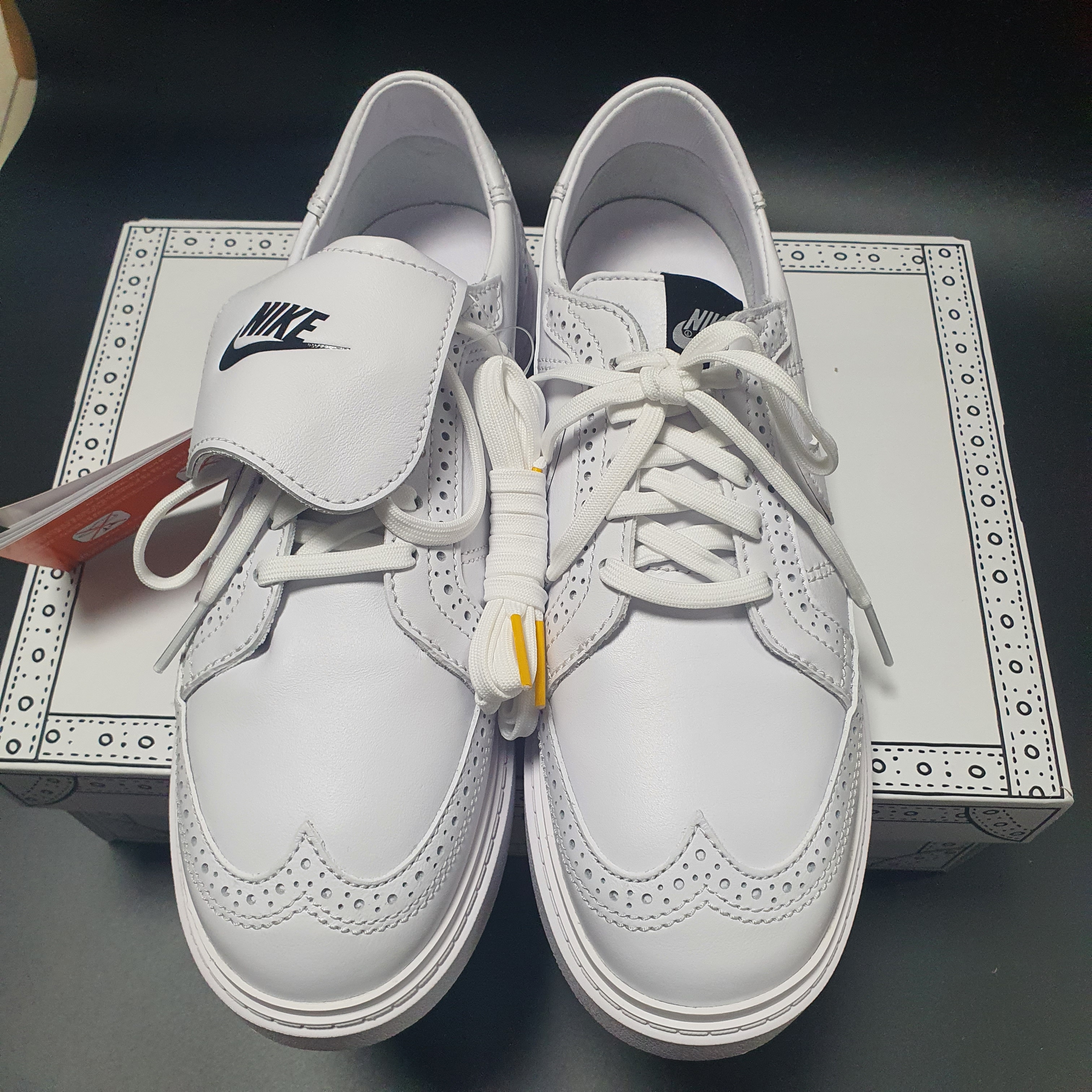 Nike x Peaceminusone Kwondo1 White 착용 스타일 - 2