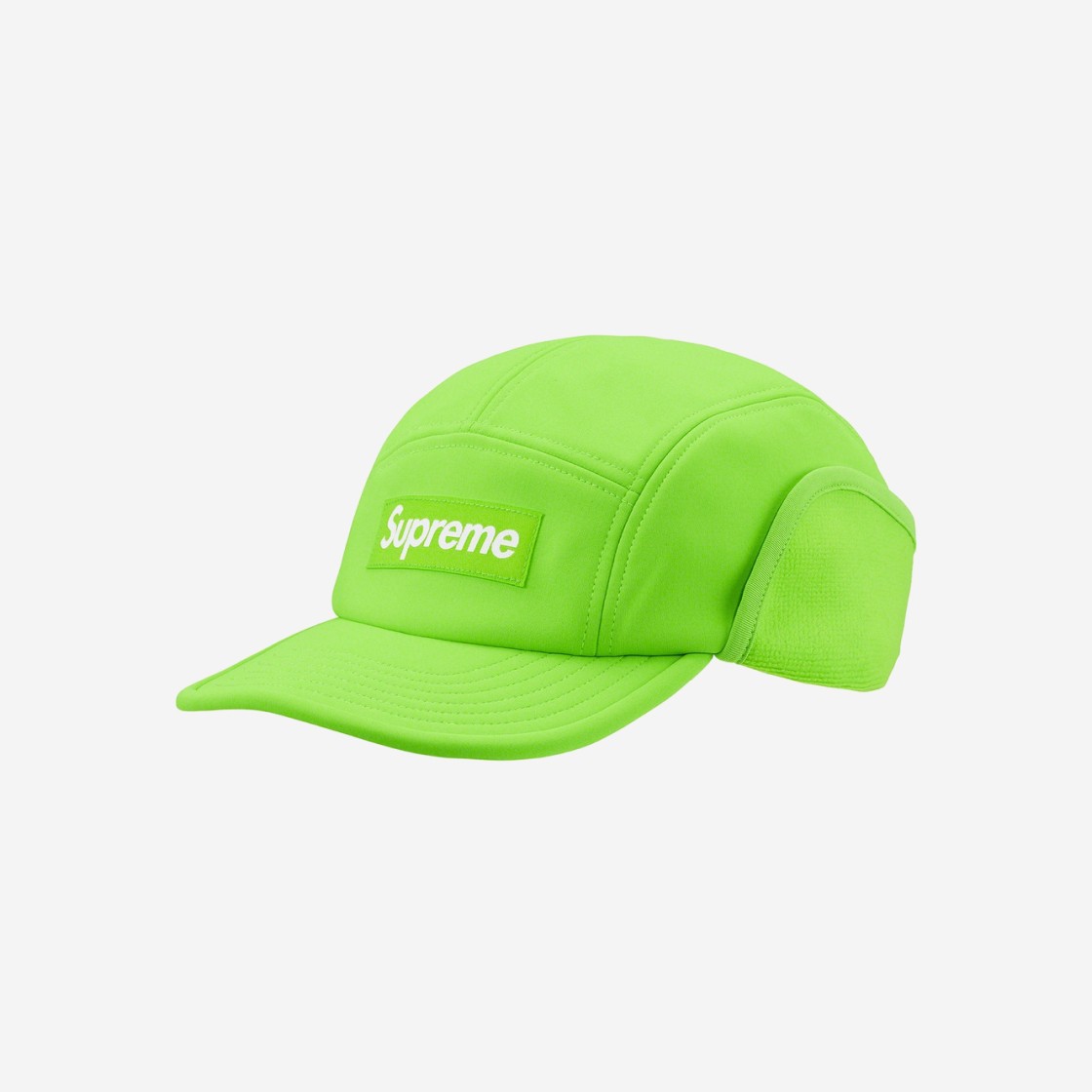 Supreme Windstopper Earflap Camp Cap Bright Green - 21FW 상세 이미지 1