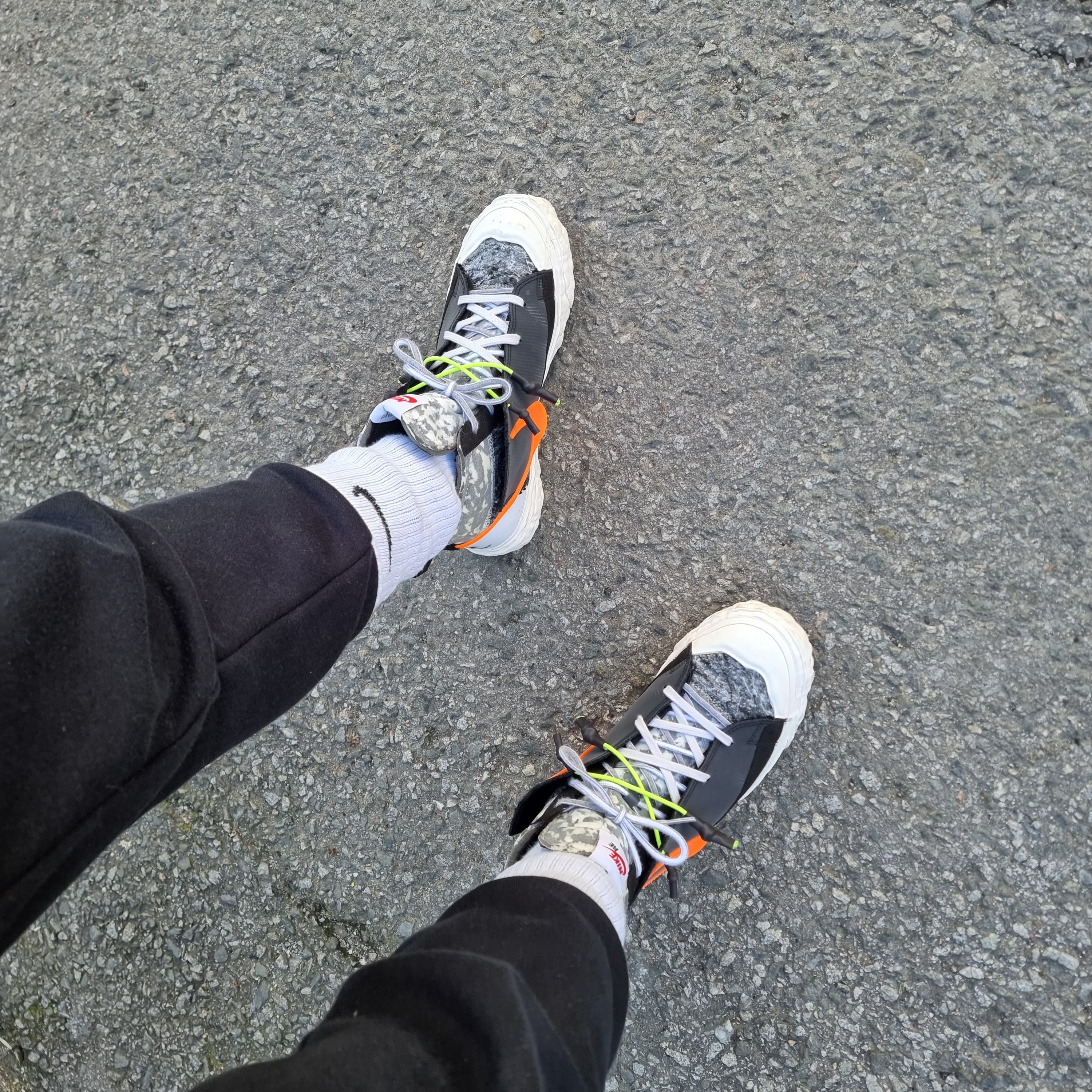 Nike x Readymade Blazer Mid Black 착용 스타일