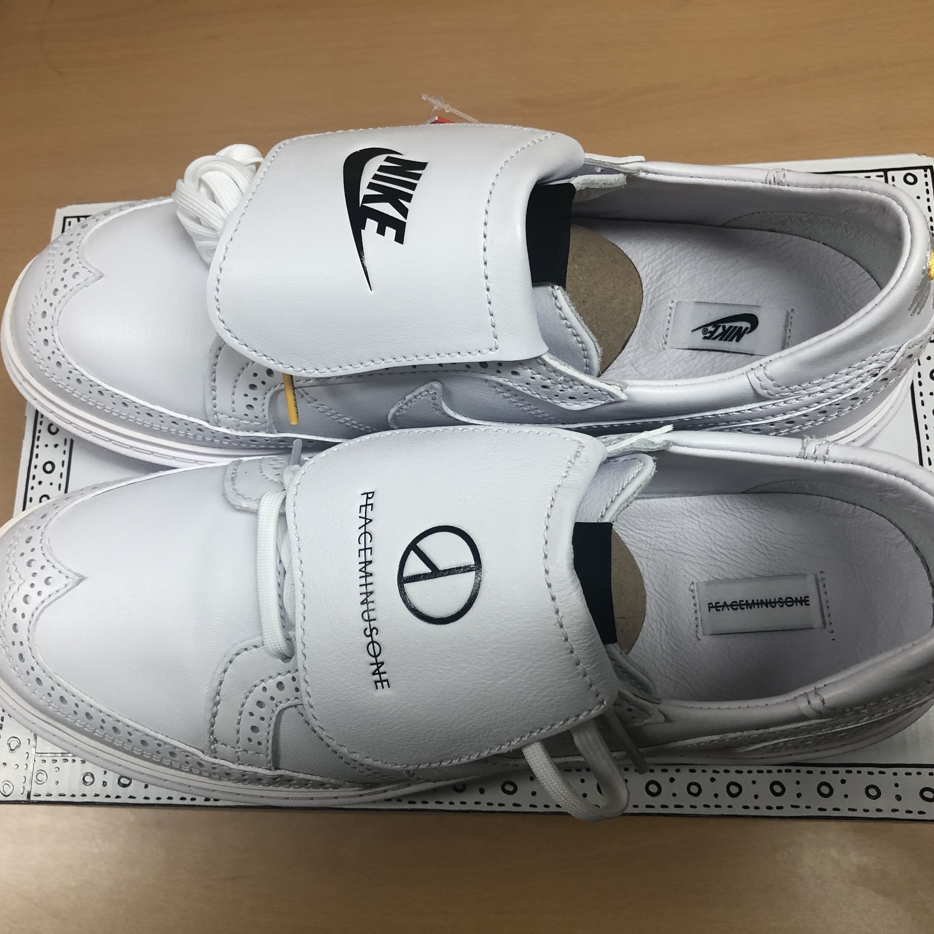 Nike x Peaceminusone Kwondo1 White 착용 스타일 - 2