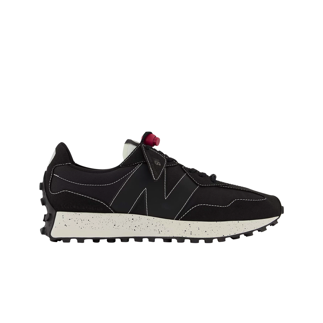 MS327CT New Balance x ColorsxStudios 327 Black Rumba Red