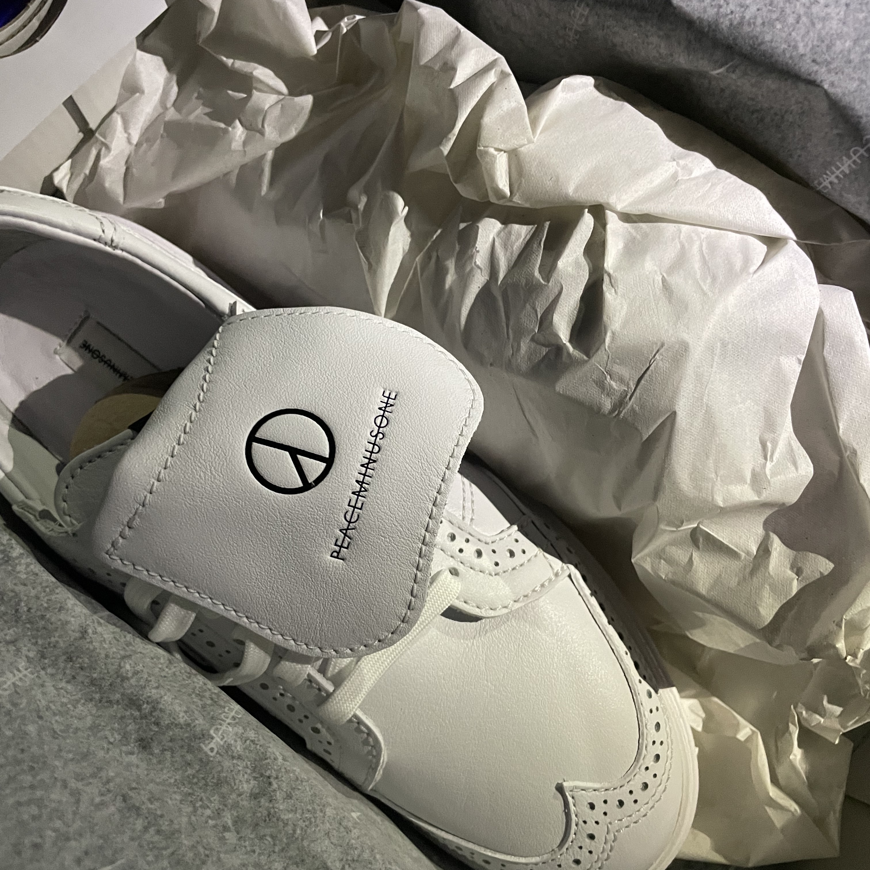Nike x Peaceminusone Kwondo1 White 착용 스타일