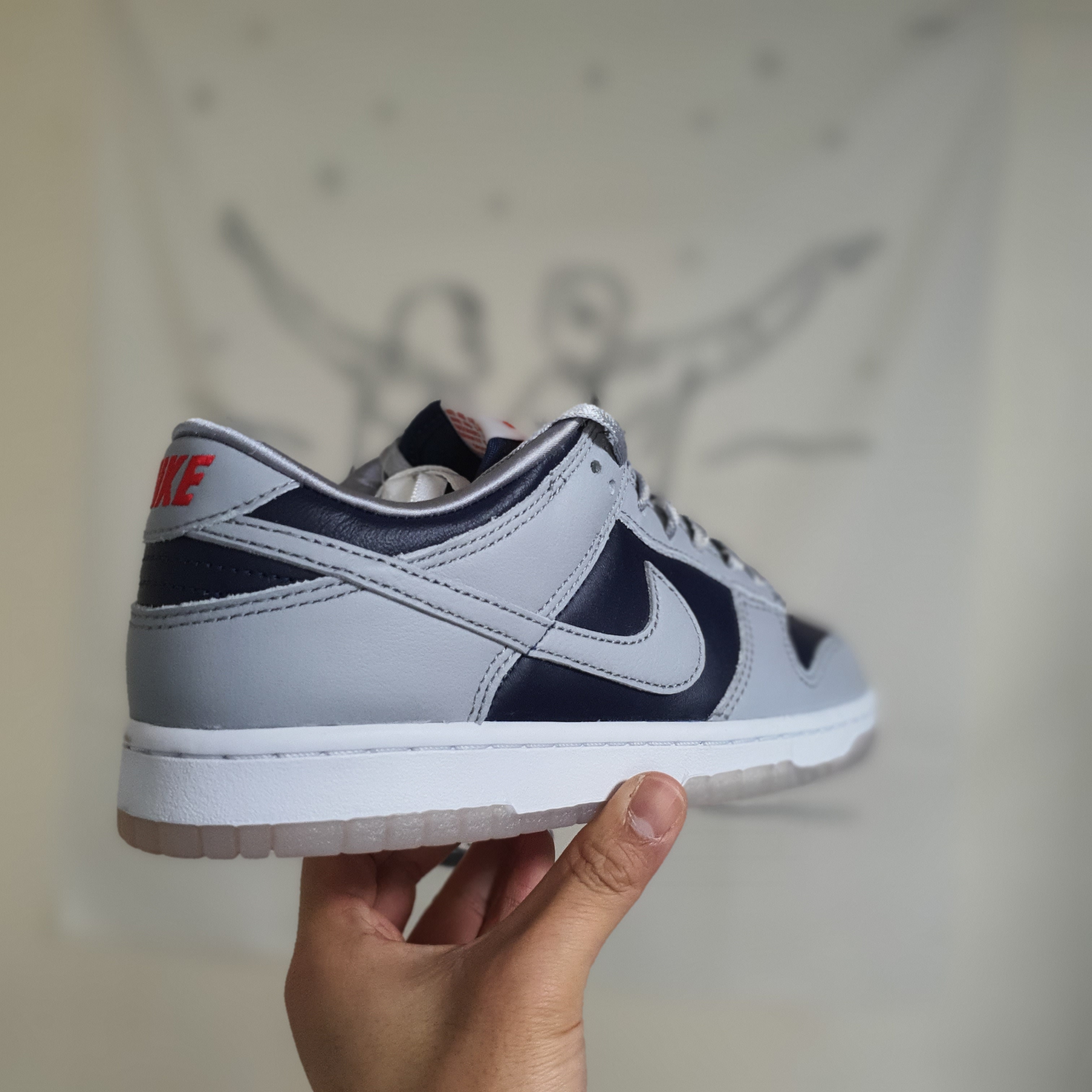 (W) Nike Dunk Low SP College Navy 착용 스타일 - 2