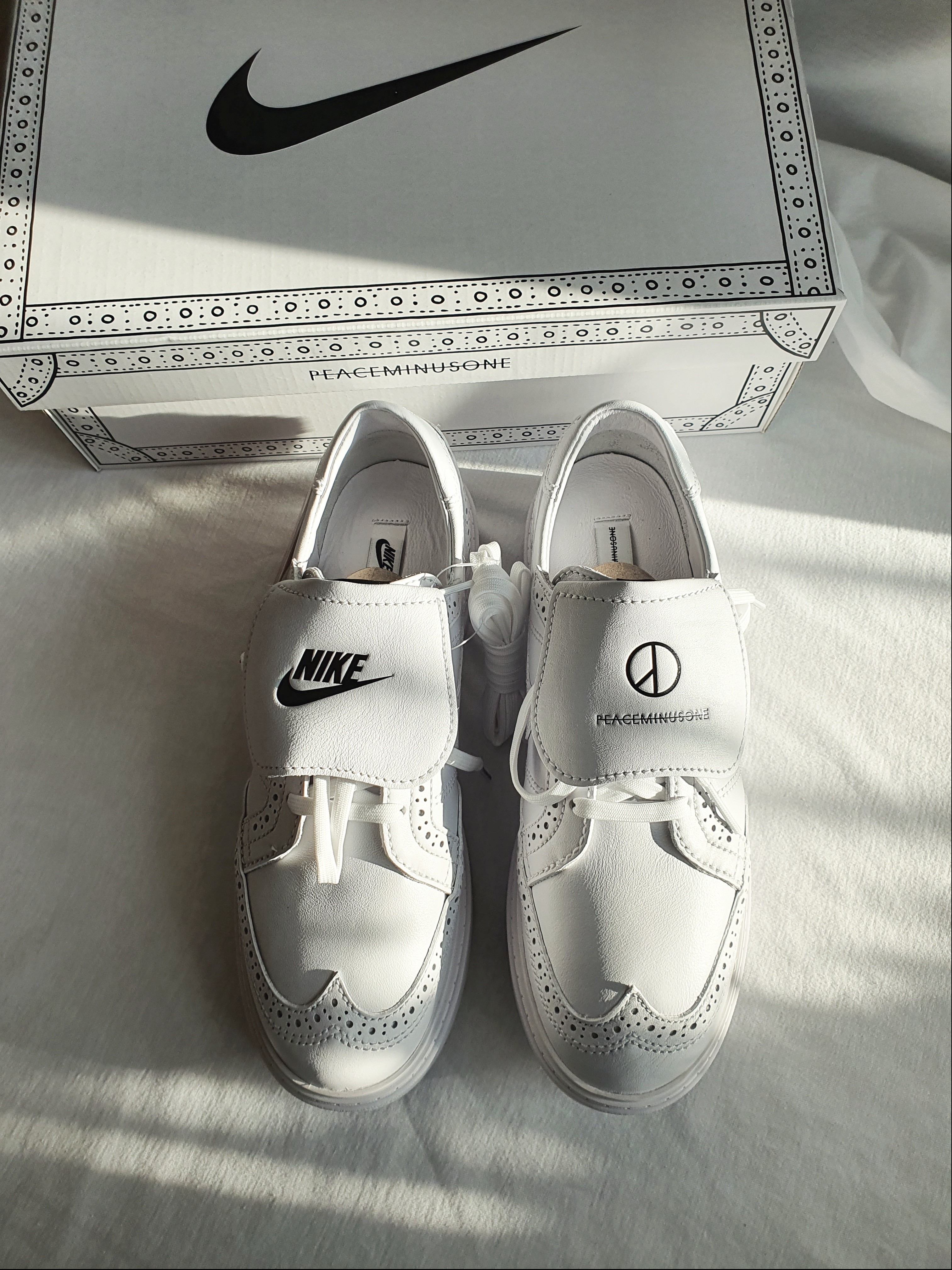 Nike x Peaceminusone Kwondo1 White 착용 스타일