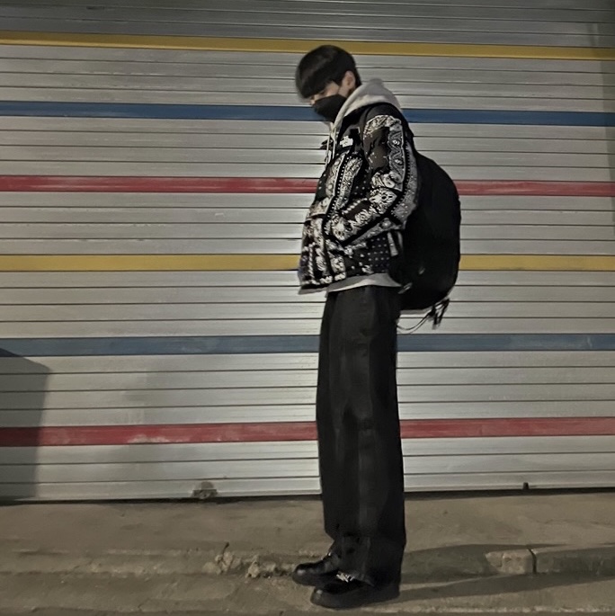 The North Face 1996 Novelty Nuptse Jacket Real Black - 21FW, Nike x Supreme Air Force 1 Low Black 착용 스타일 - 1