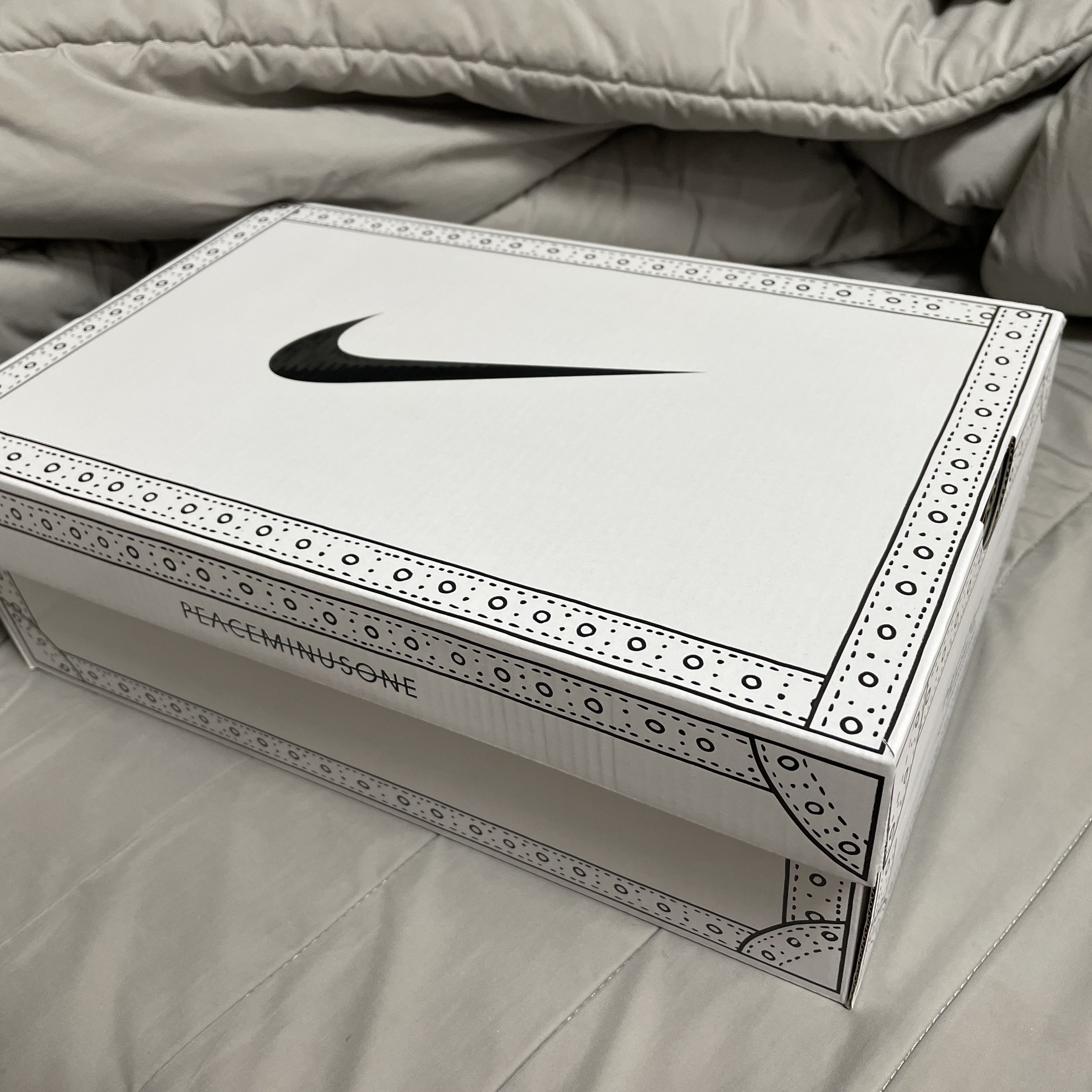 Nike x Peaceminusone Kwondo1 White 착용 스타일 - 2