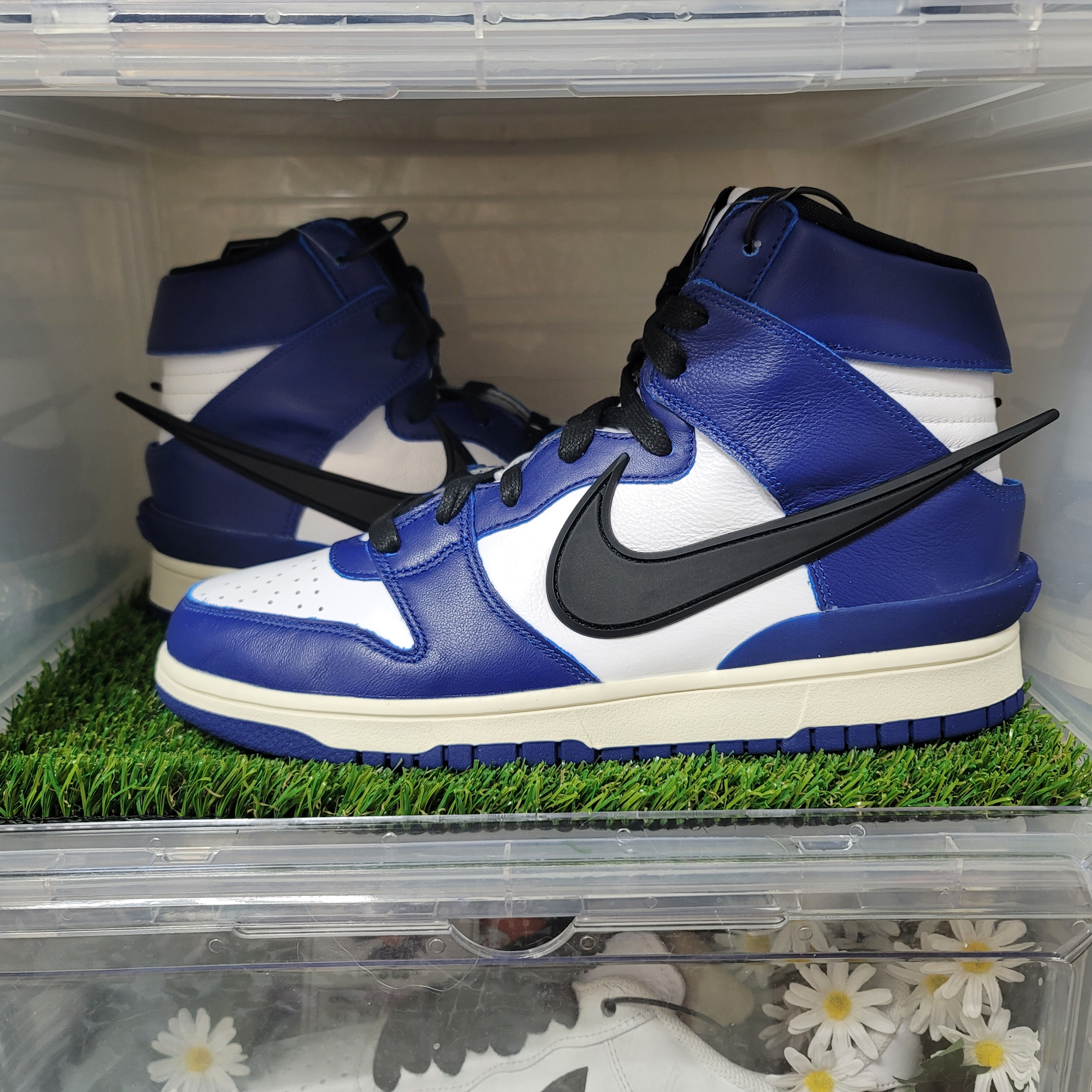Nike x Ambush Dunk High Deep Royal Blue 착용 스타일