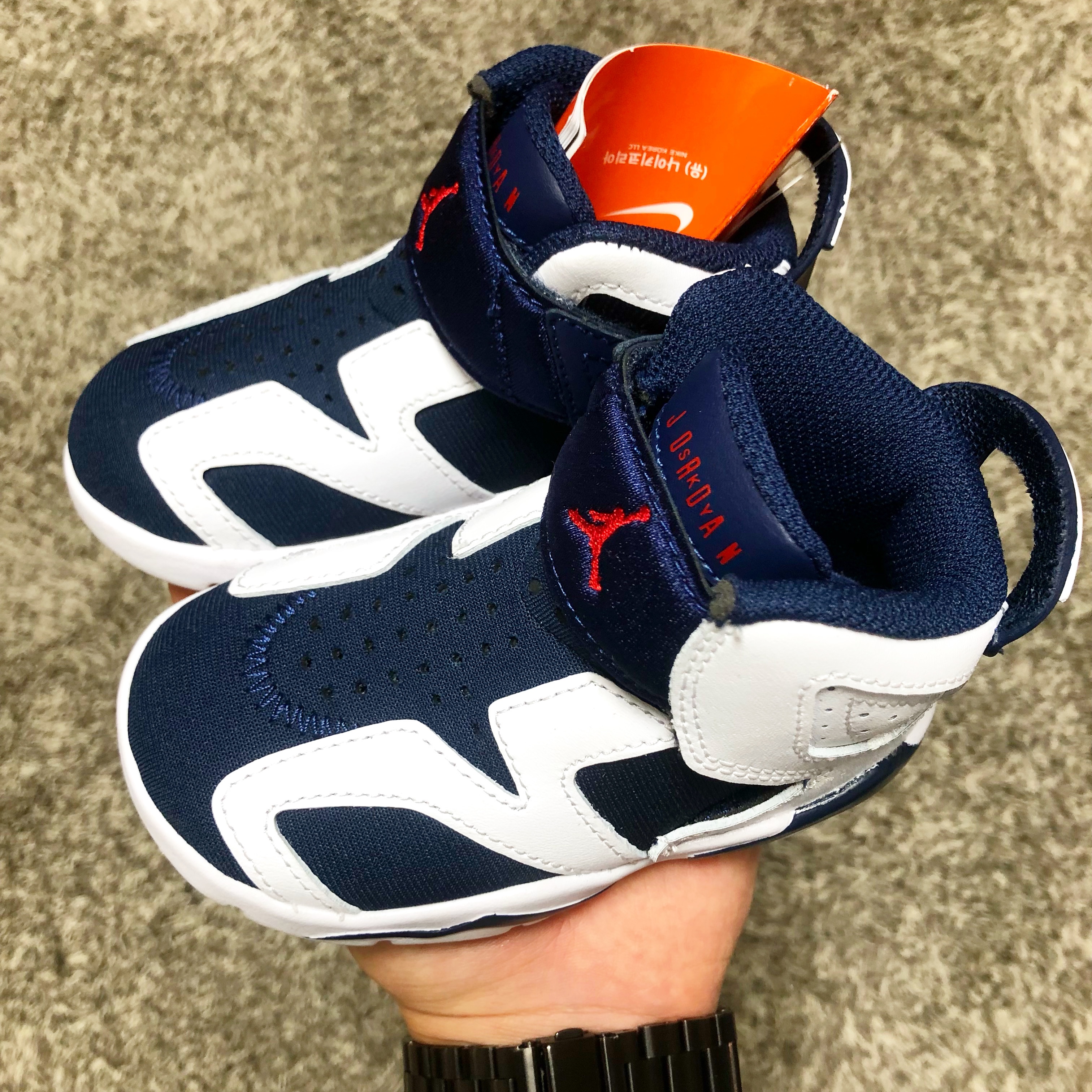 (TD) Jordan 6 Retro Little Flex Midnight Navy 착용 스타일