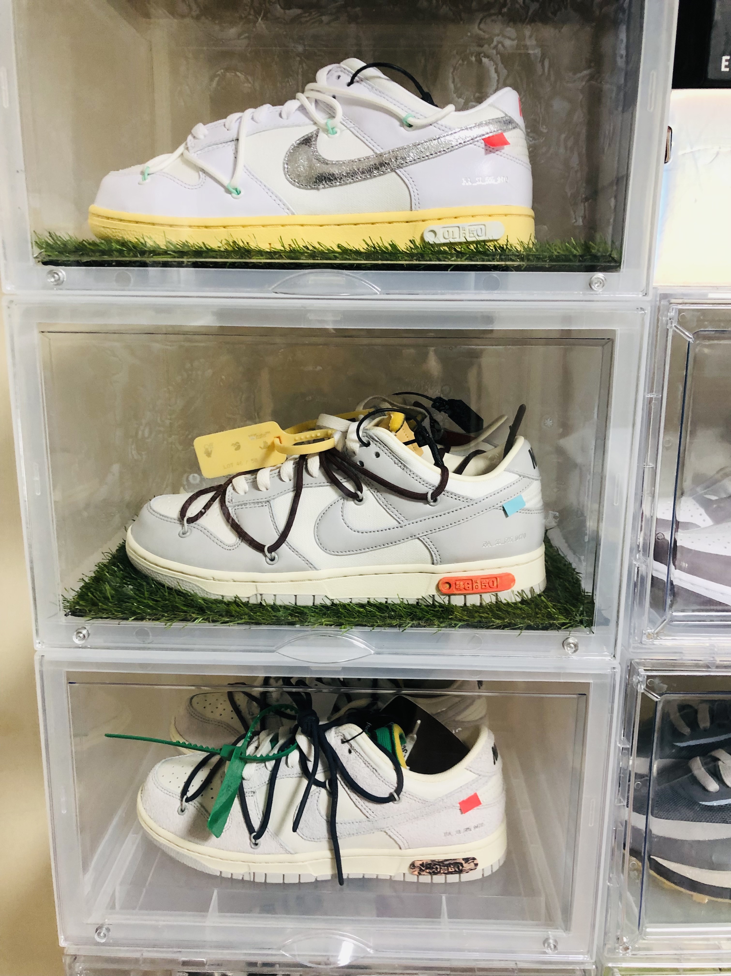 Nike x Off-White Dunk Low The 50 - Lot 20, Nike x Off-White Dunk Low The 50 - Lot 46 착용 스타일