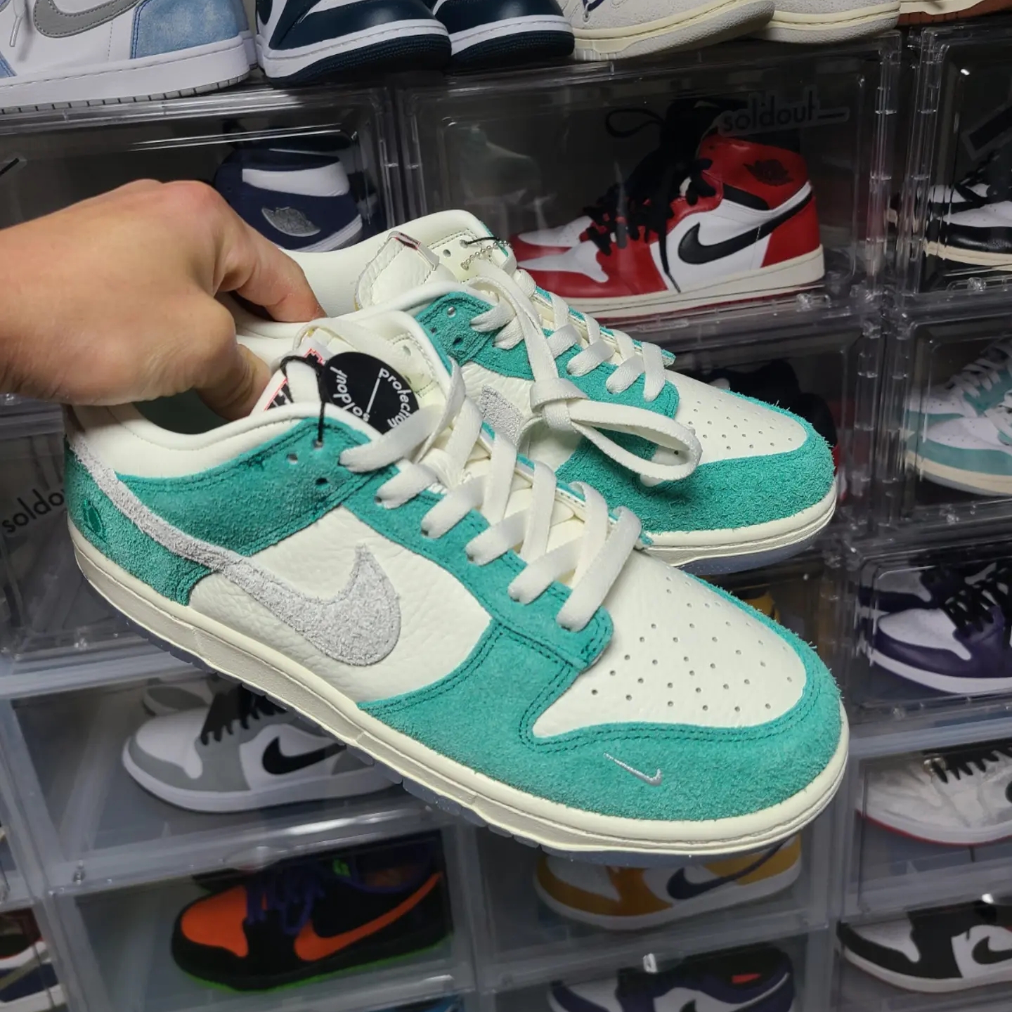 Nike x Kasina Dunk Low Road Sign - Kasina Exclusive 착용 스타일 - 1