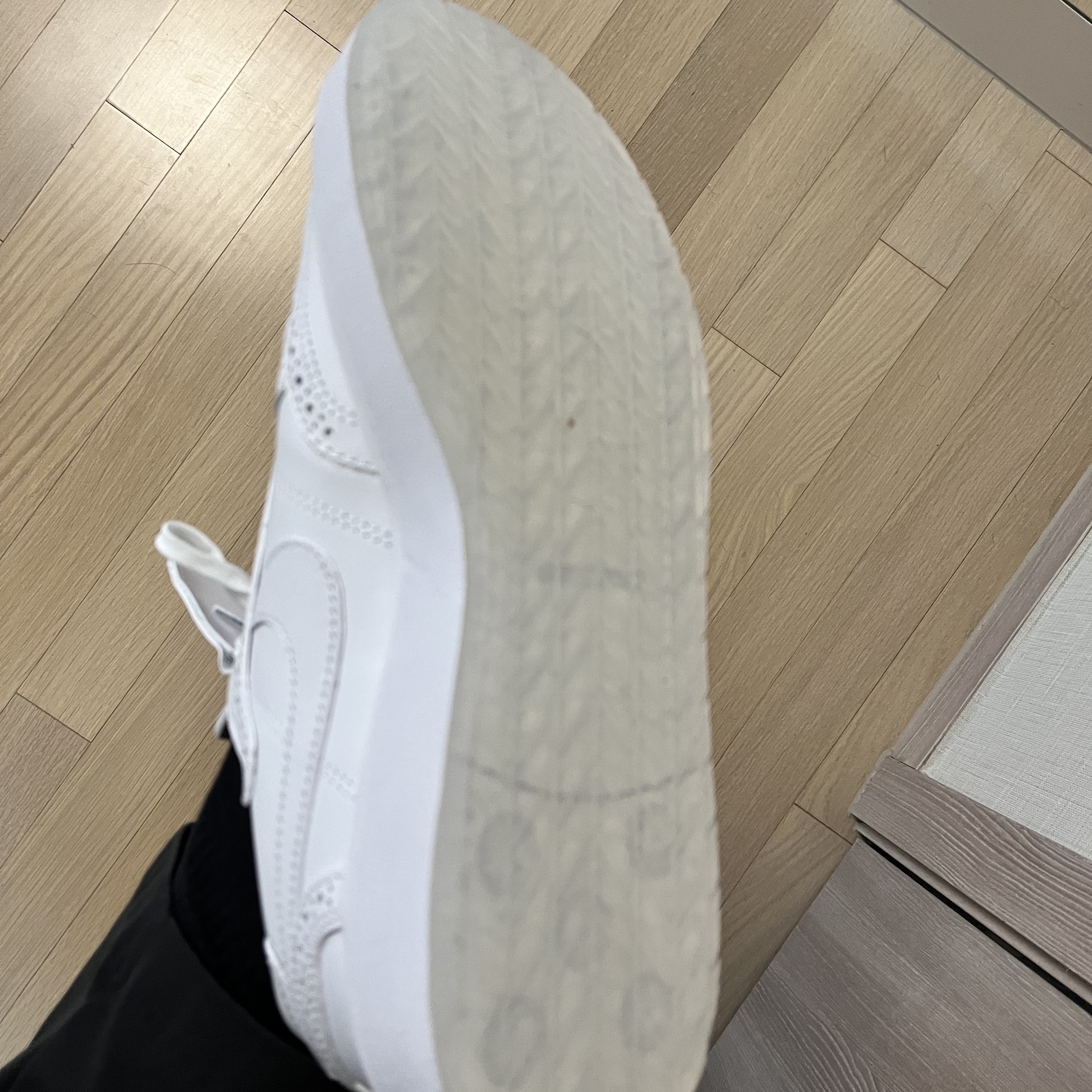 Nike x Peaceminusone Kwondo1 White 착용 스타일 - 3