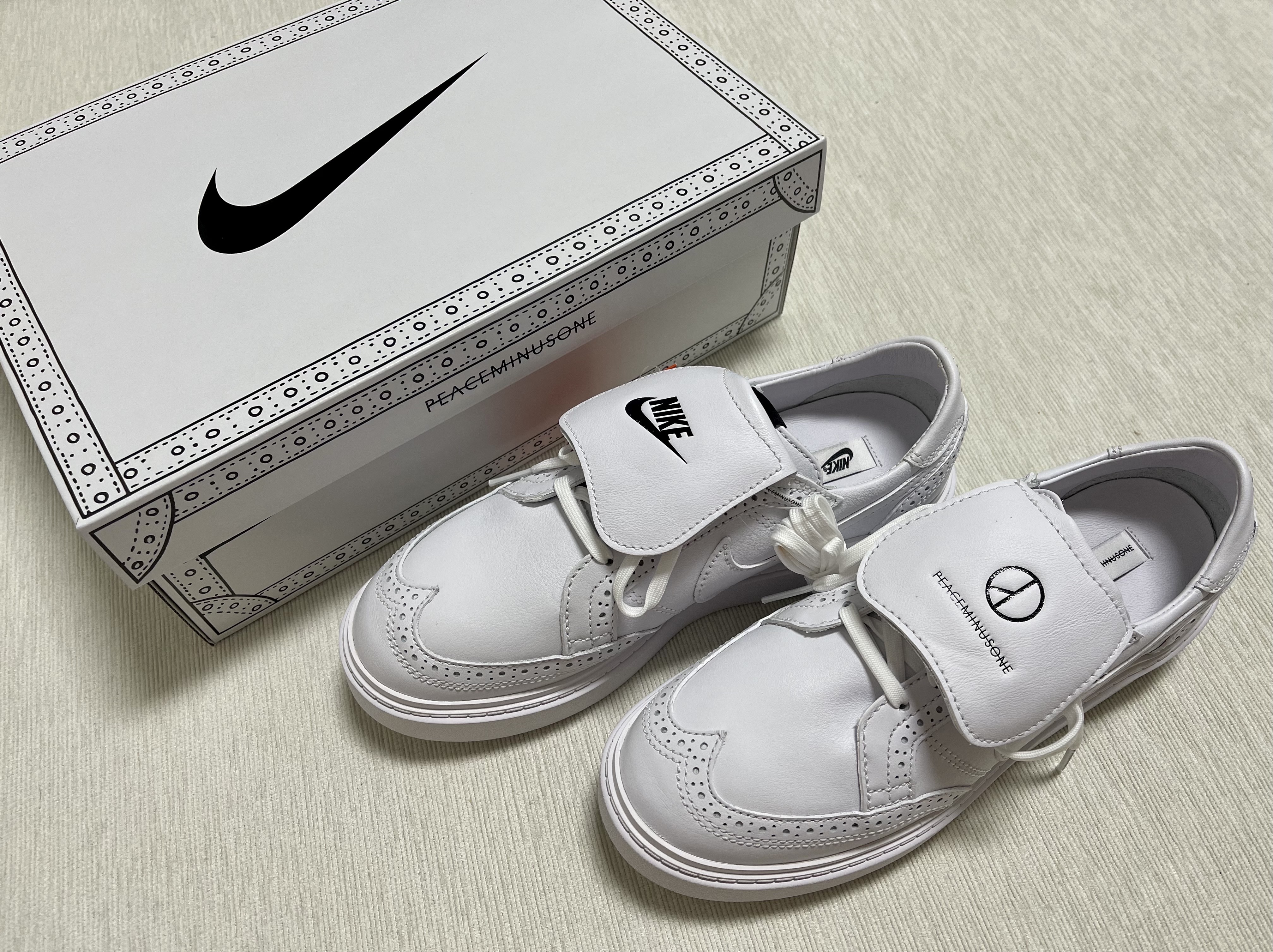 Nike x Peaceminusone Kwondo1 White 착용 스타일