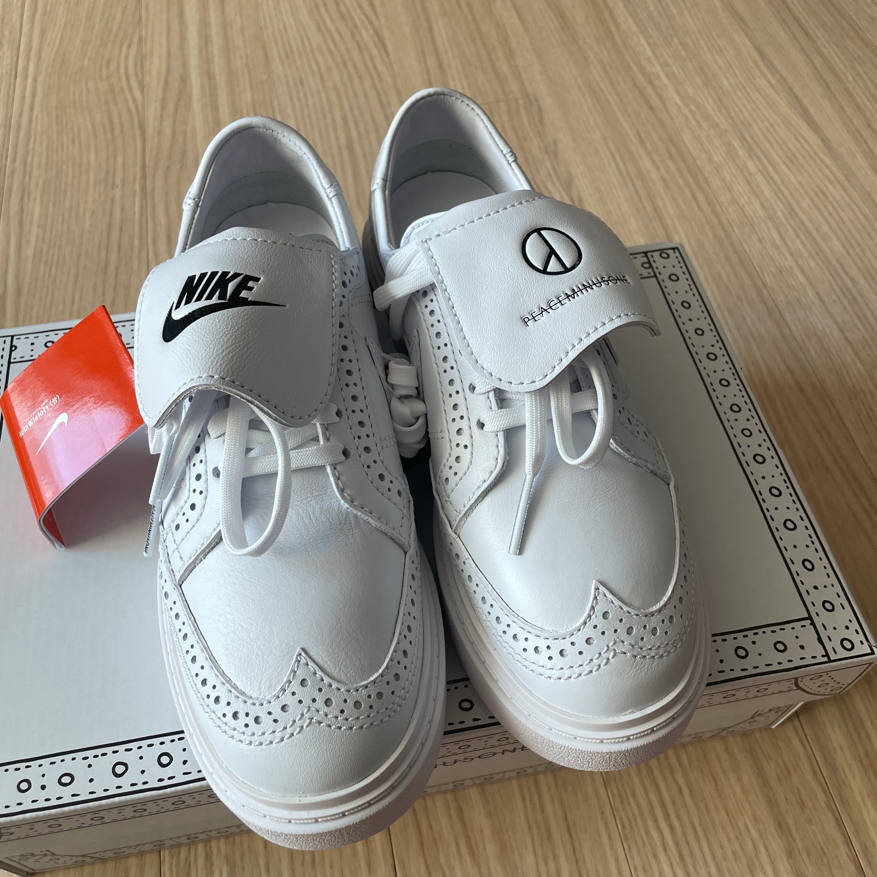 Nike x Peaceminusone Kwondo1 White 착용 스타일 - 1