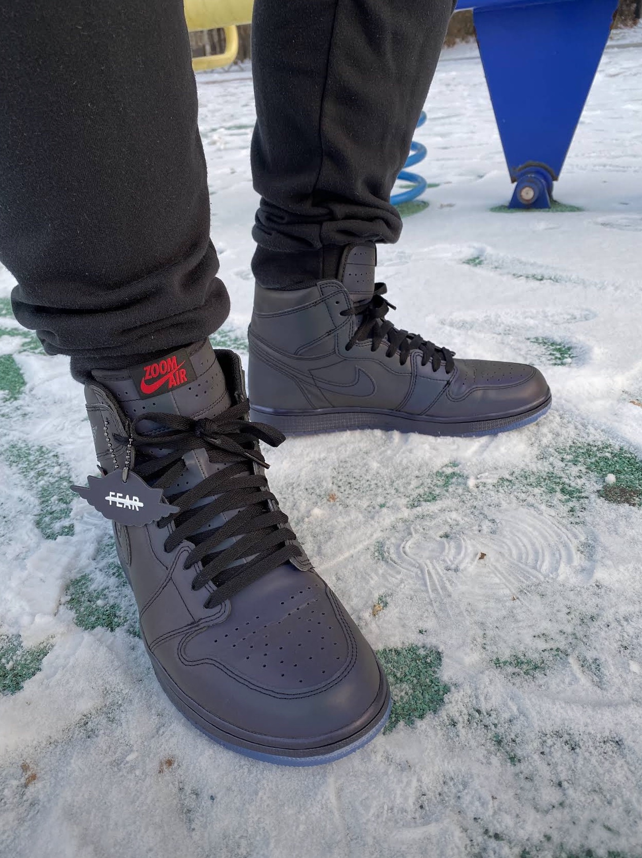 Jordan 1 Retro High Fearless Zoom 착용 스타일 - 1