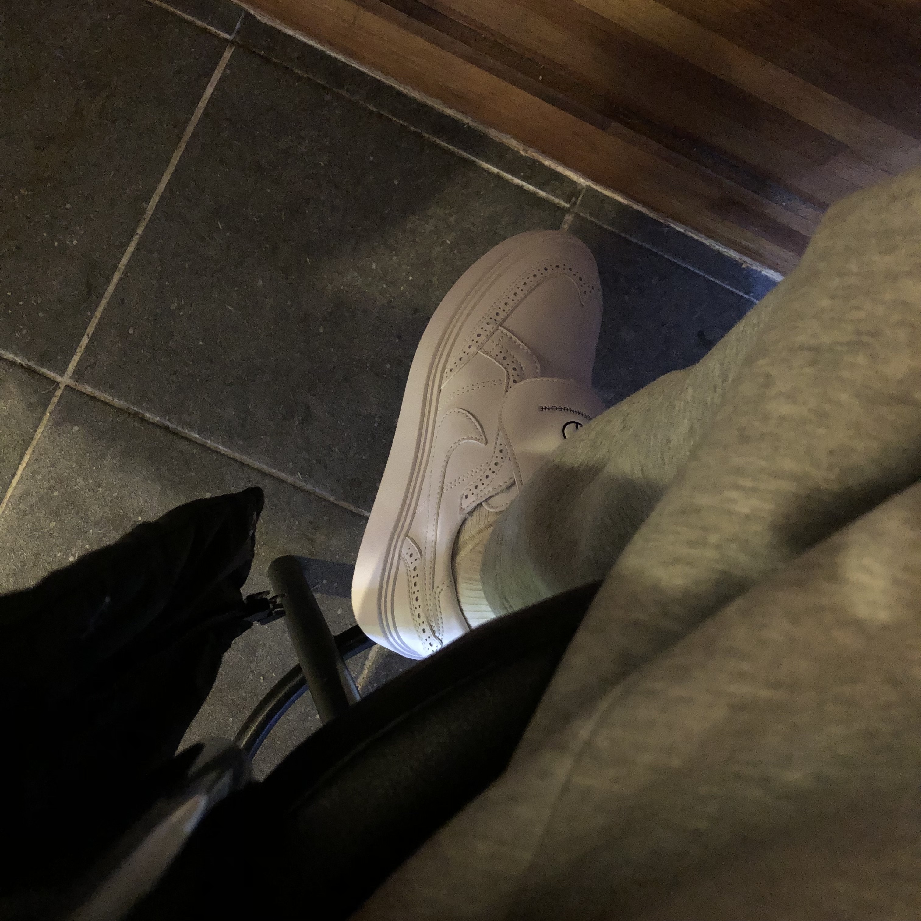 Nike x Peaceminusone Kwondo1 White 착용 스타일 - 1