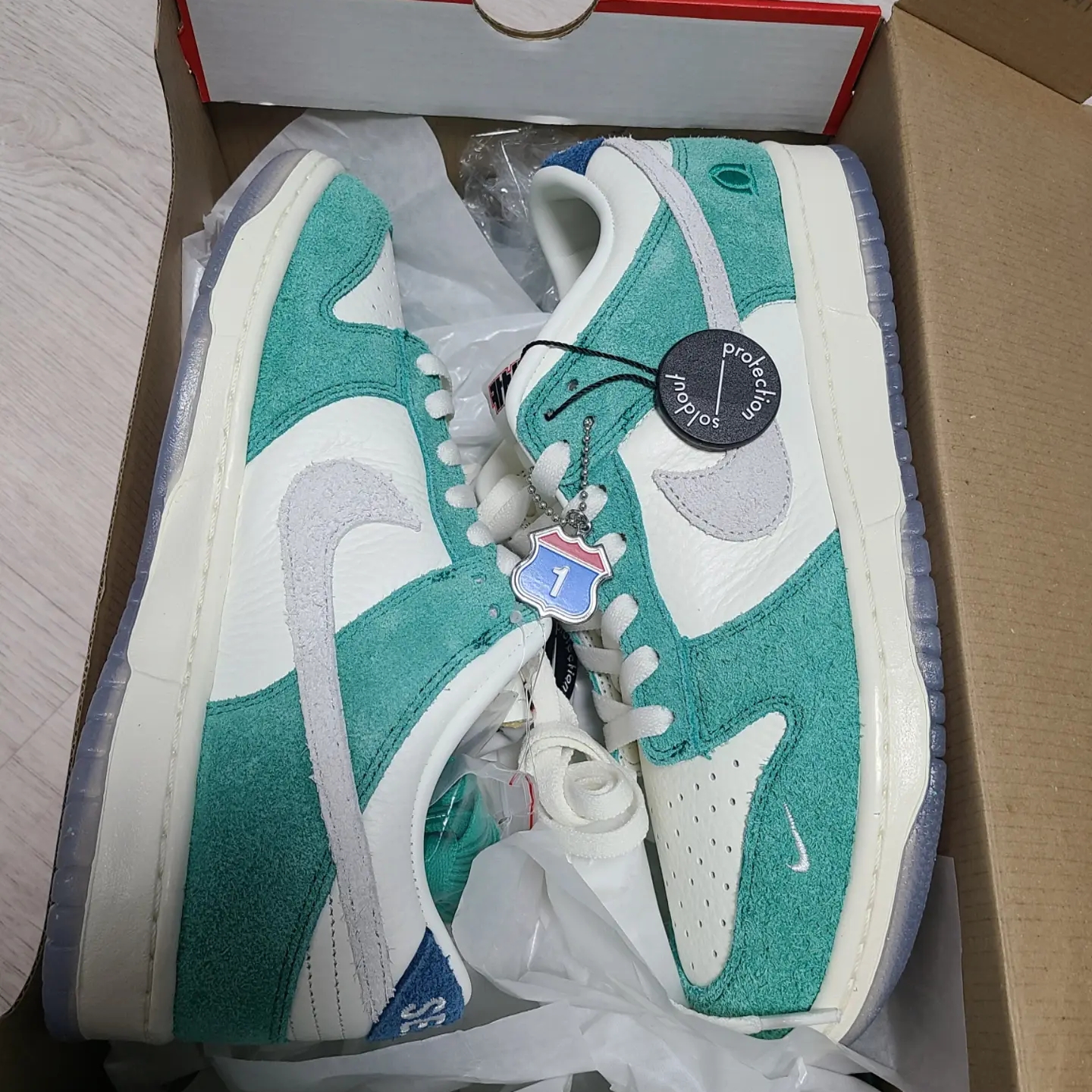 Nike x Kasina Dunk Low Road Sign - Kasina Exclusive 착용 스타일 - 5