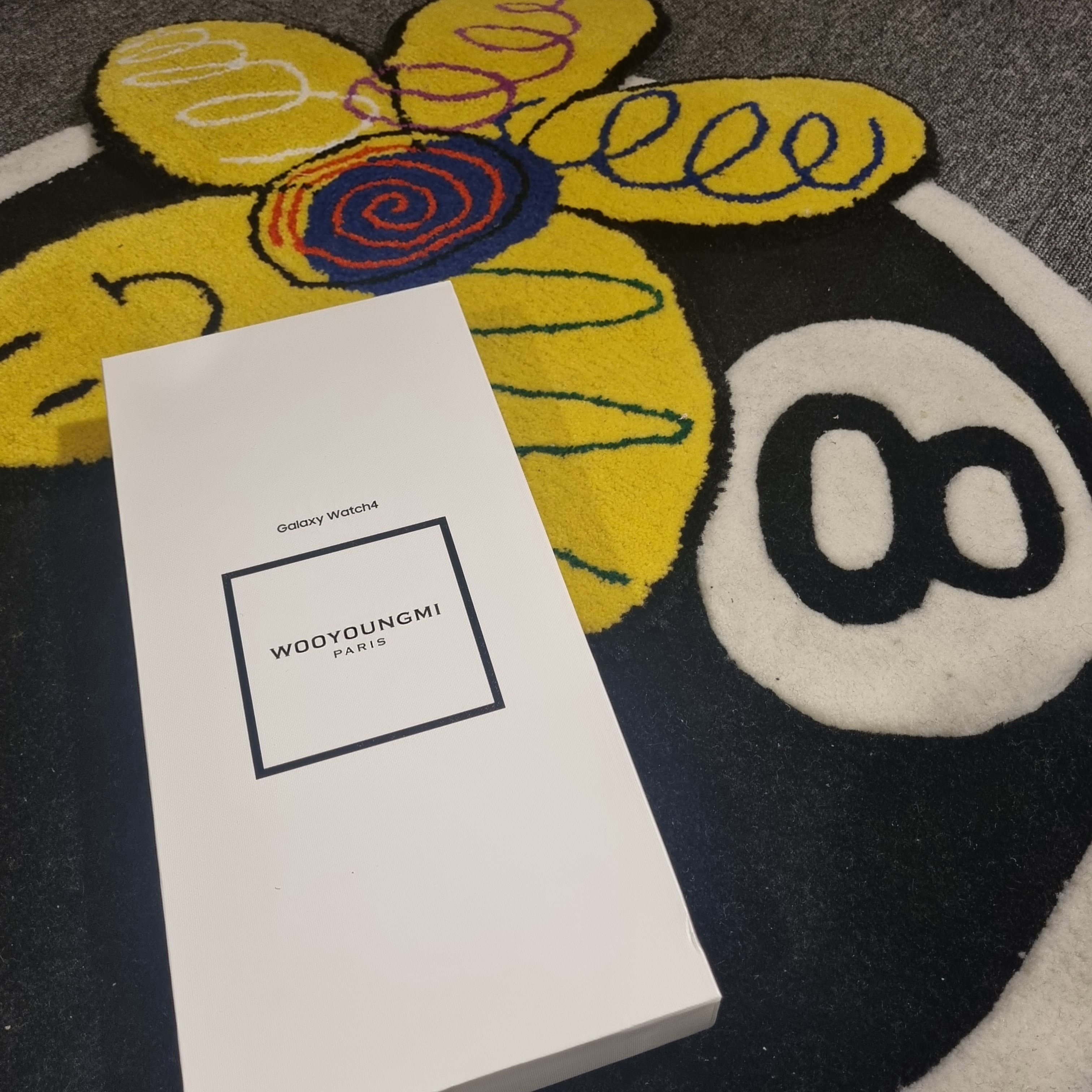 Samsung Galaxy Watch4 44mm Wooyoungmi Edition (Korean Ver.), Stussy 8 Ball Rug Black 착용 스타일