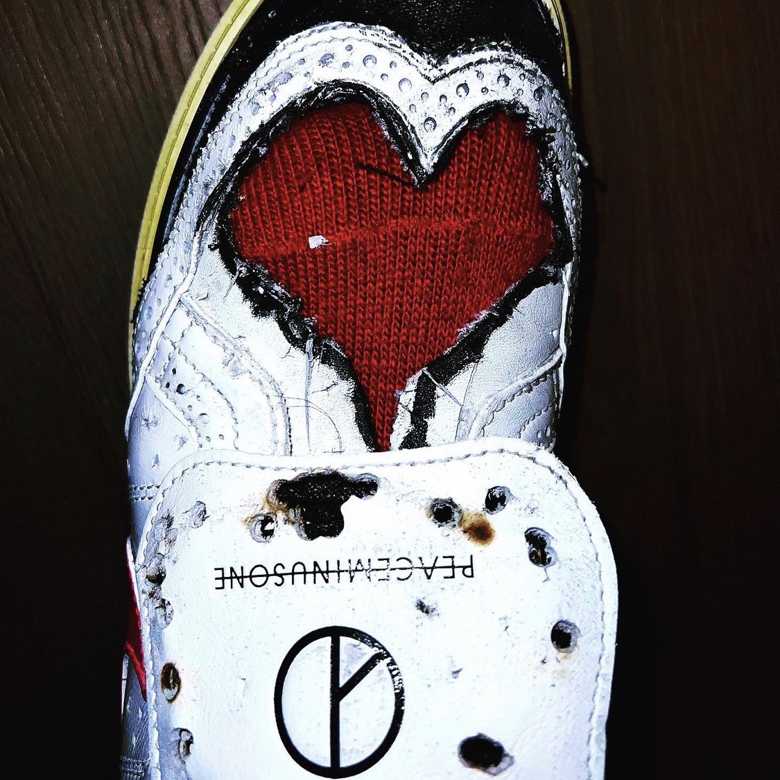 Nike x Peaceminusone Kwondo1 White 착용 스타일