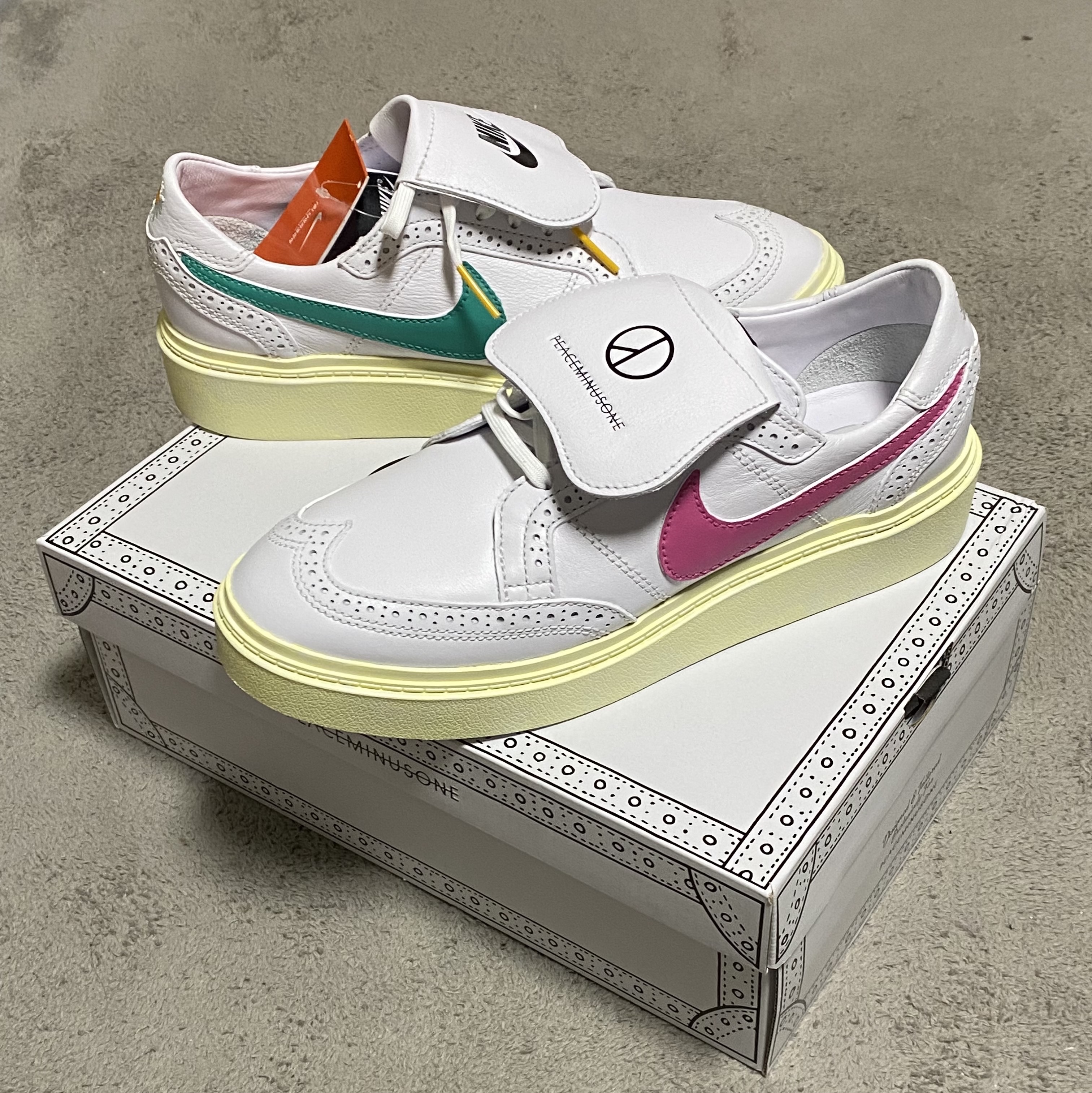 Nike x Peaceminusone Kwondo1 White 착용 스타일