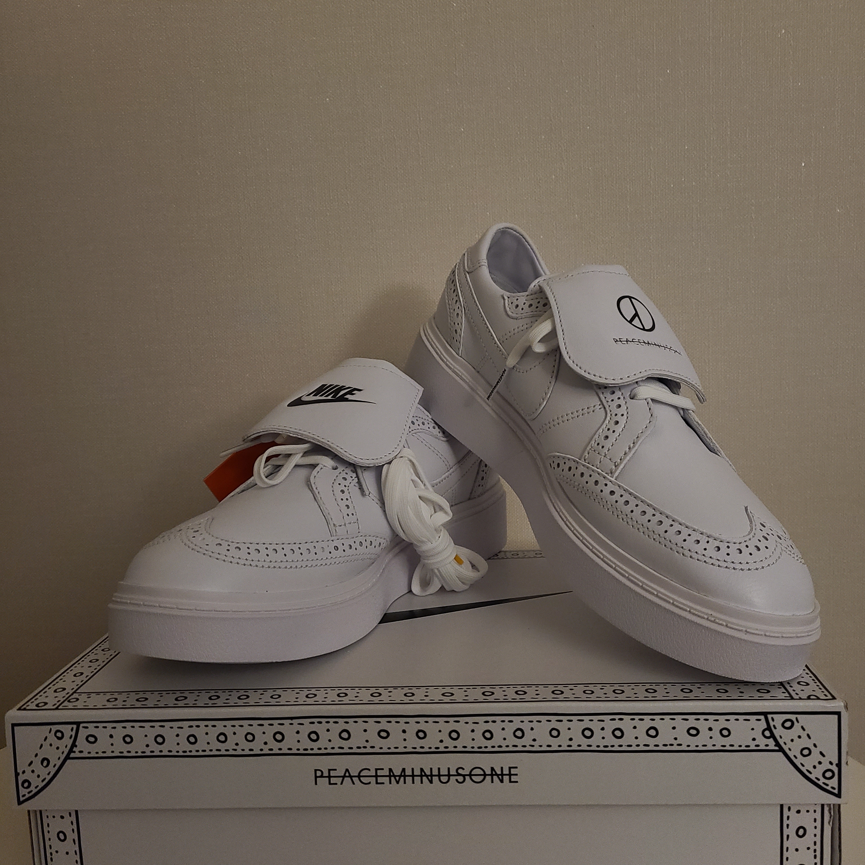 Nike x Peaceminusone Kwondo1 White 착용 스타일
