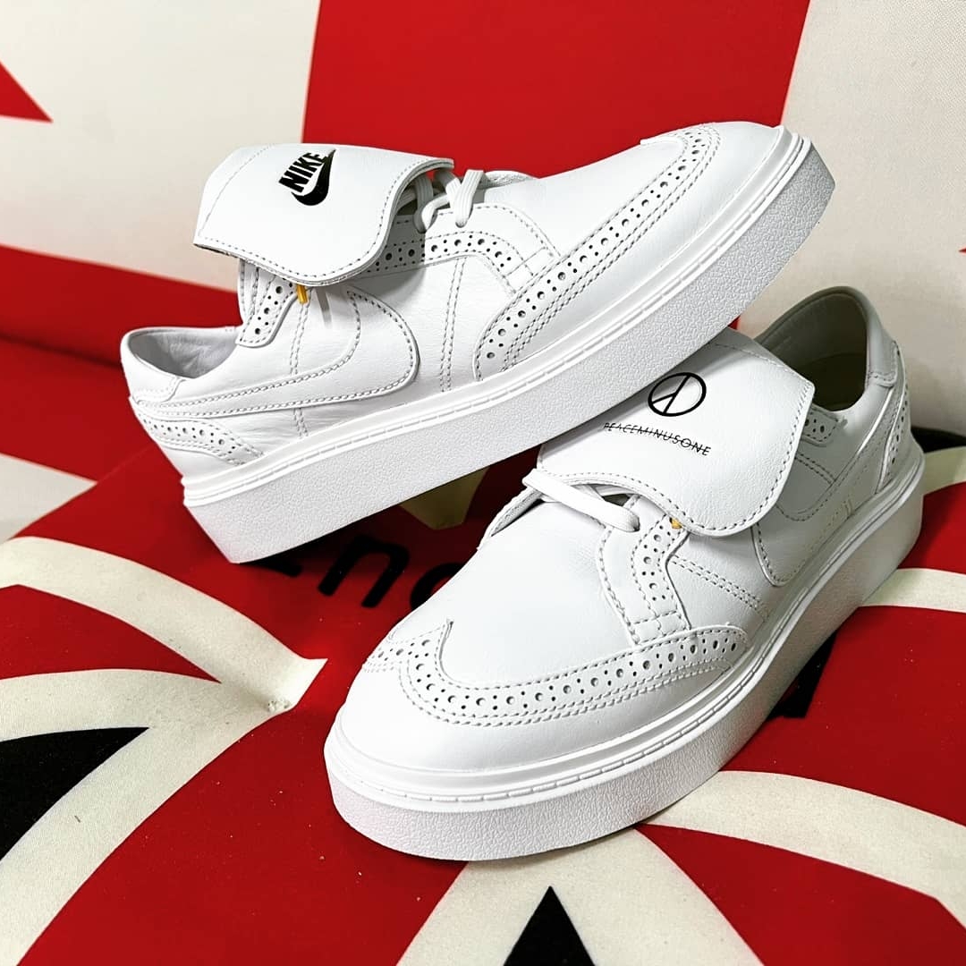 Nike x Peaceminusone Kwondo1 White 착용 스타일 - 1