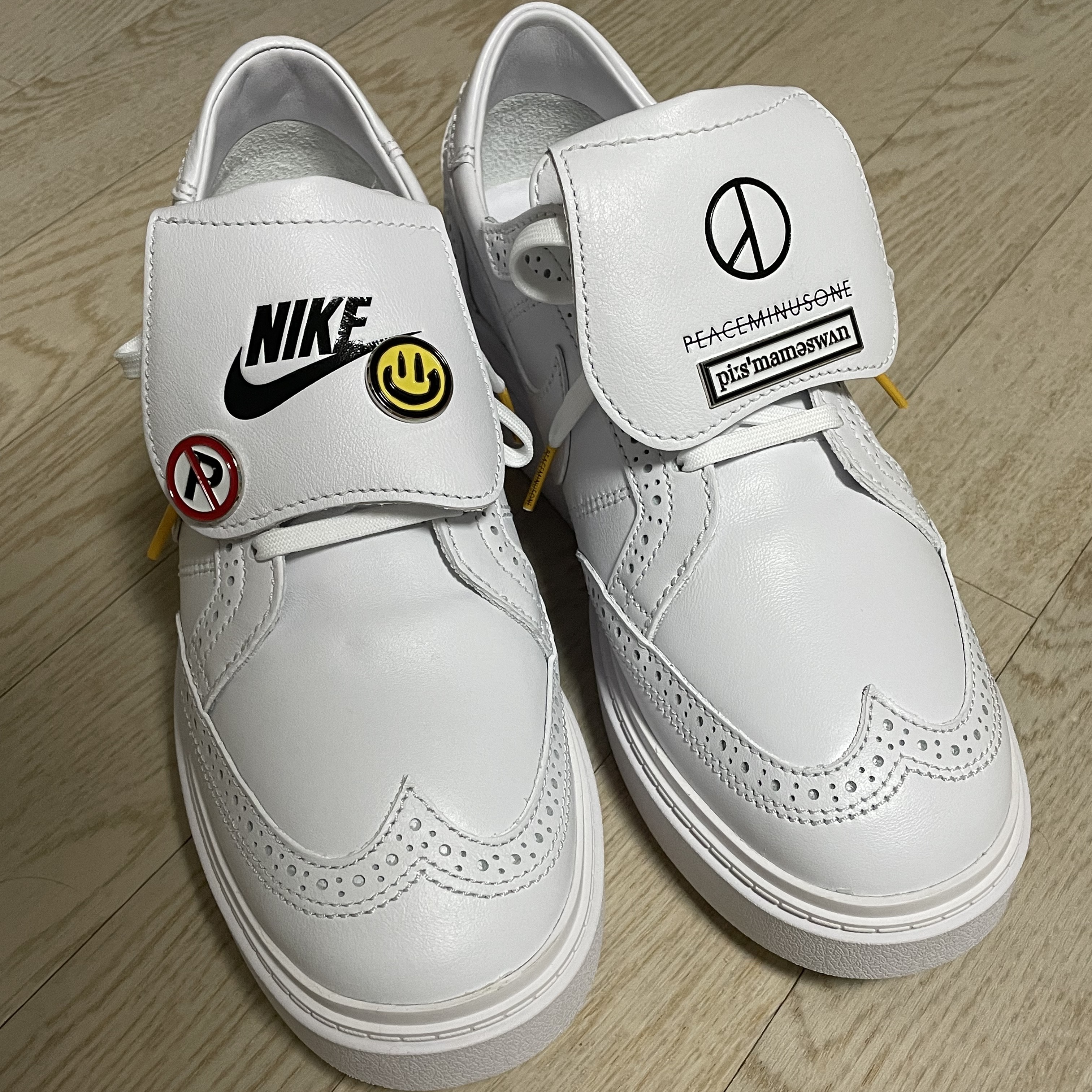 Nike x Peaceminusone Kwondo1 White 착용 스타일
