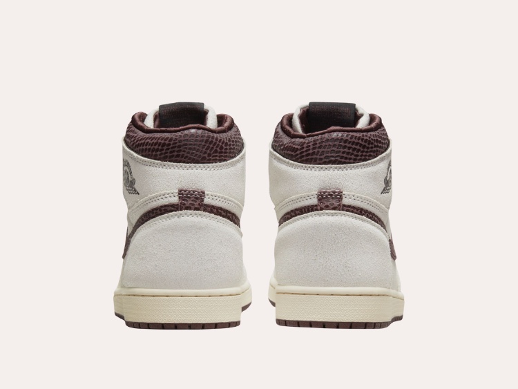 Jordan 1 x A Ma Maniere Retro High OG SP Sail and Burgundy 착용 스타일 - 5