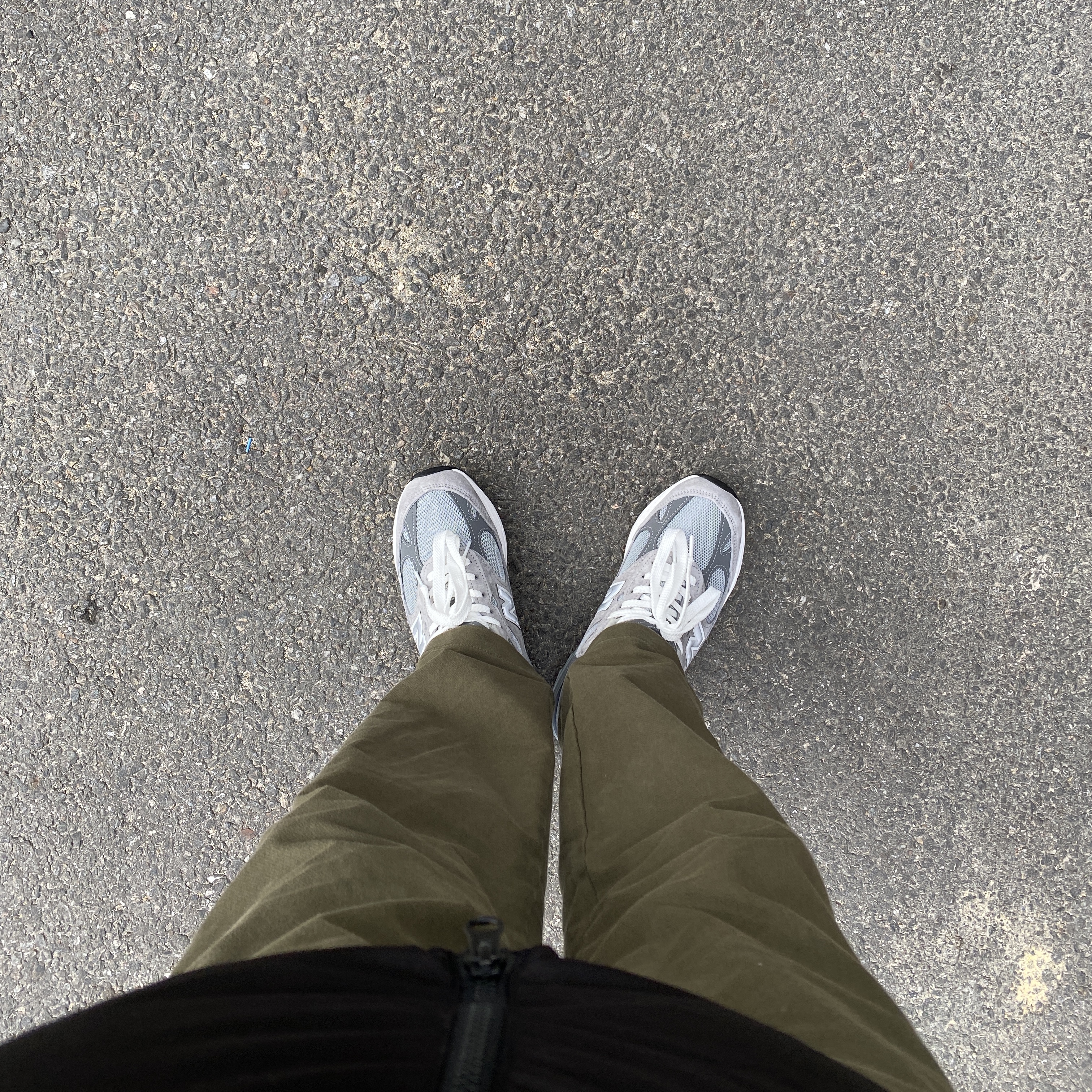 New Balance 993 Made in USA Grey - D Standard 착용 스타일 - 1