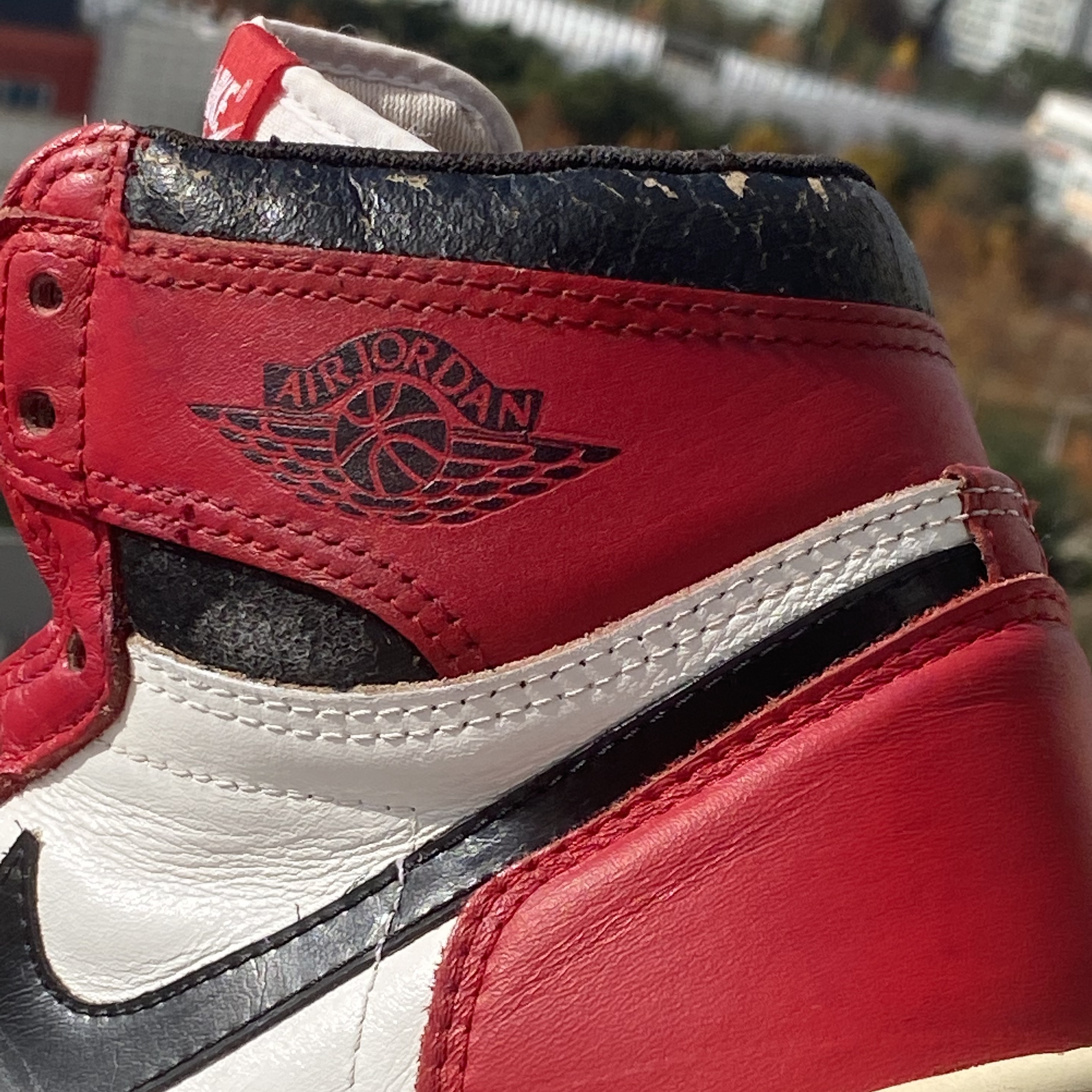 Jordan 1 OG Chicago 1985, Jordan 1 Retro High OG Chicago 2015 착용 스타일