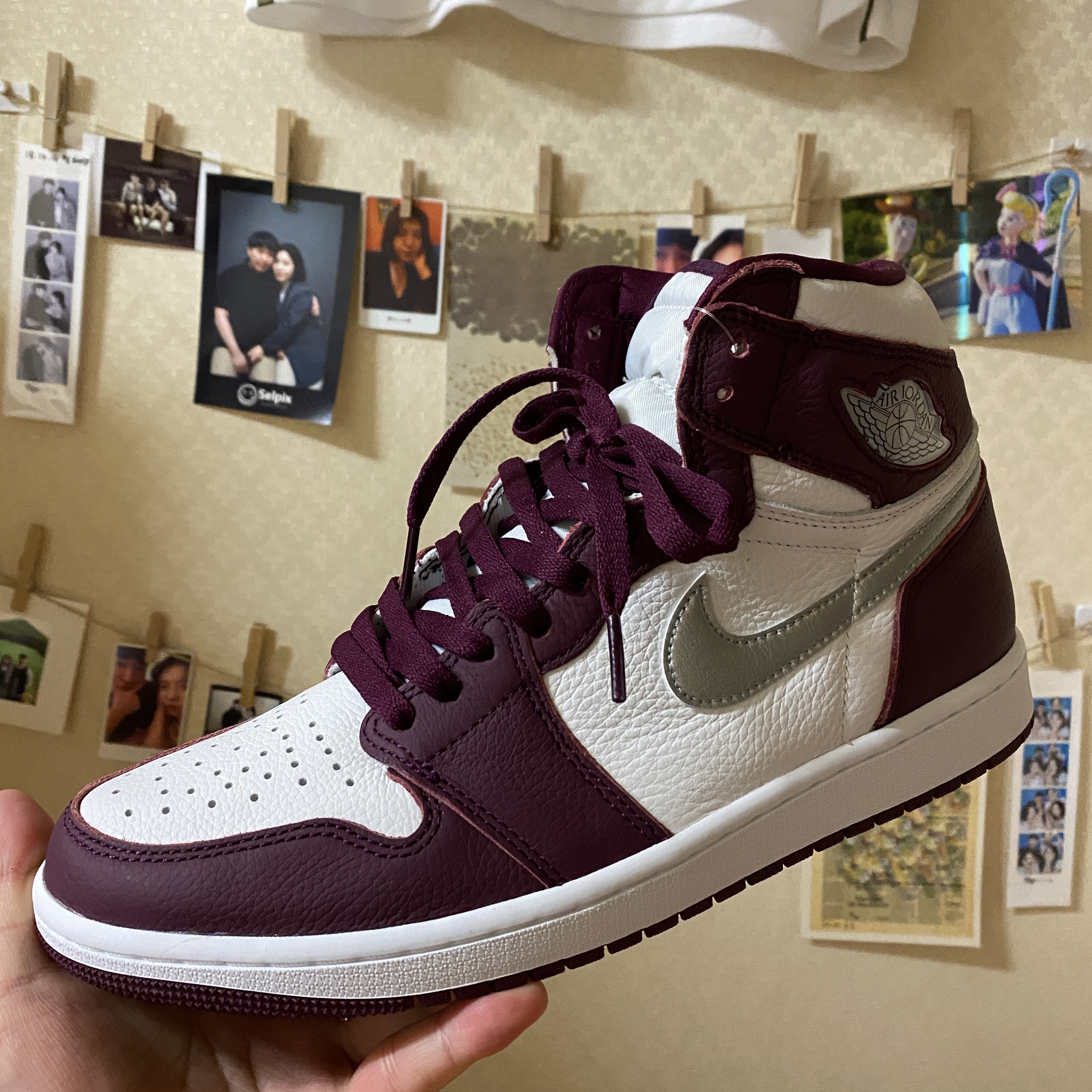 Jordan 1 Retro High OG Bordeaux 착용 스타일