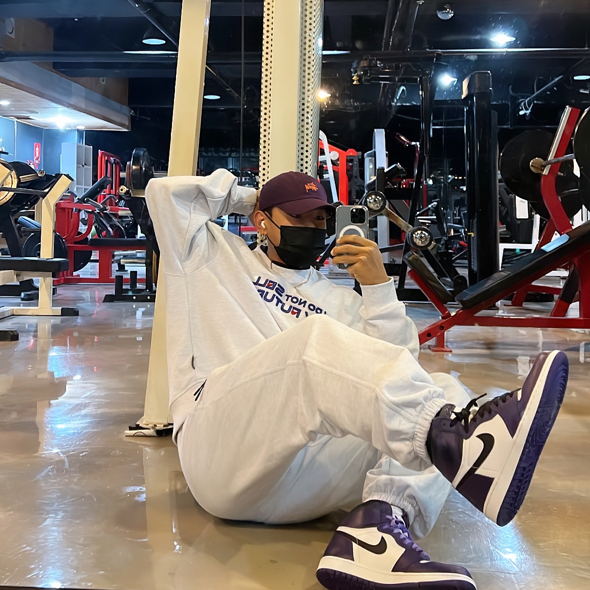 Jordan 1 Retro High OG Court Purple 2020 착용 스타일