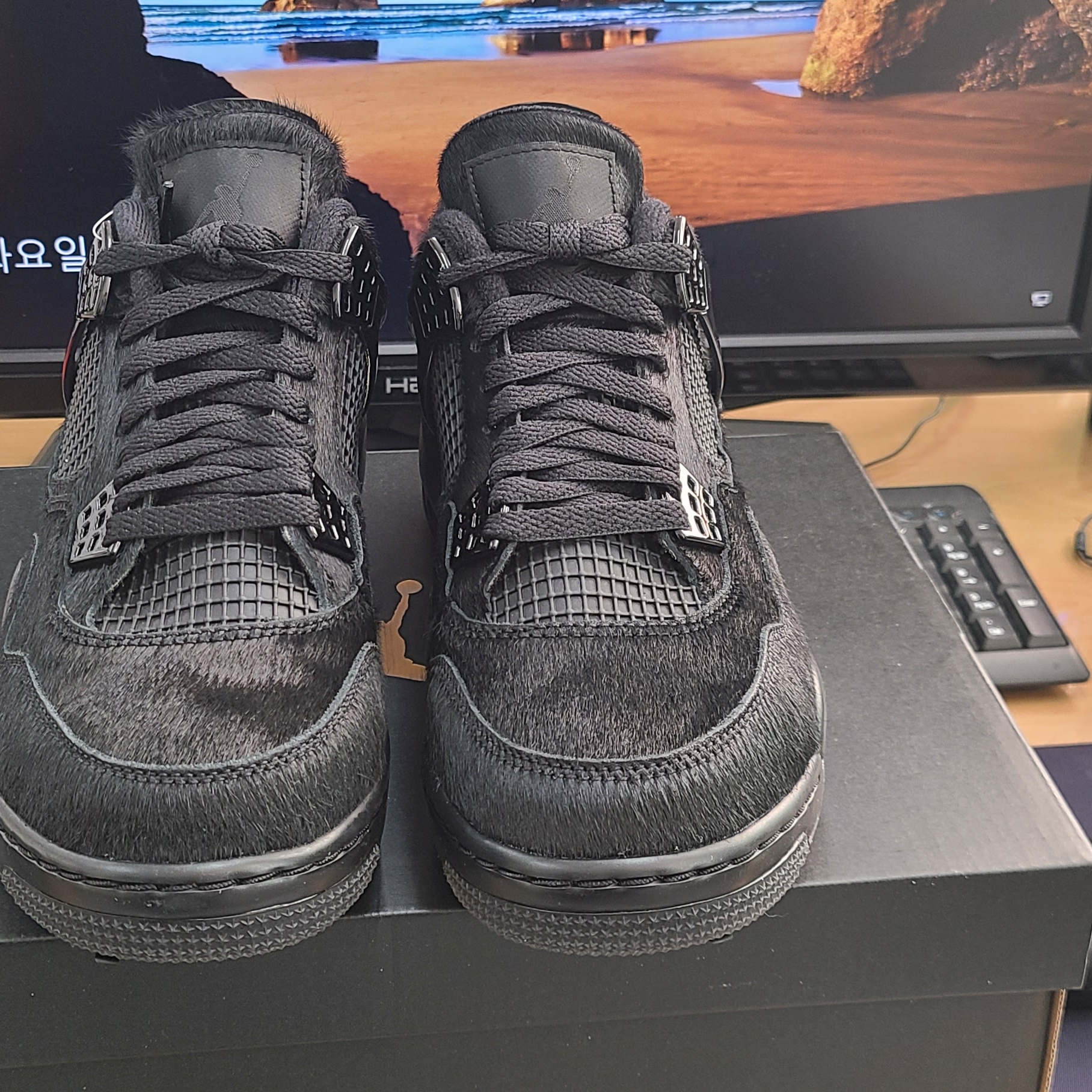 Jordan 4 Golf Black Cat 착용 스타일 - 4