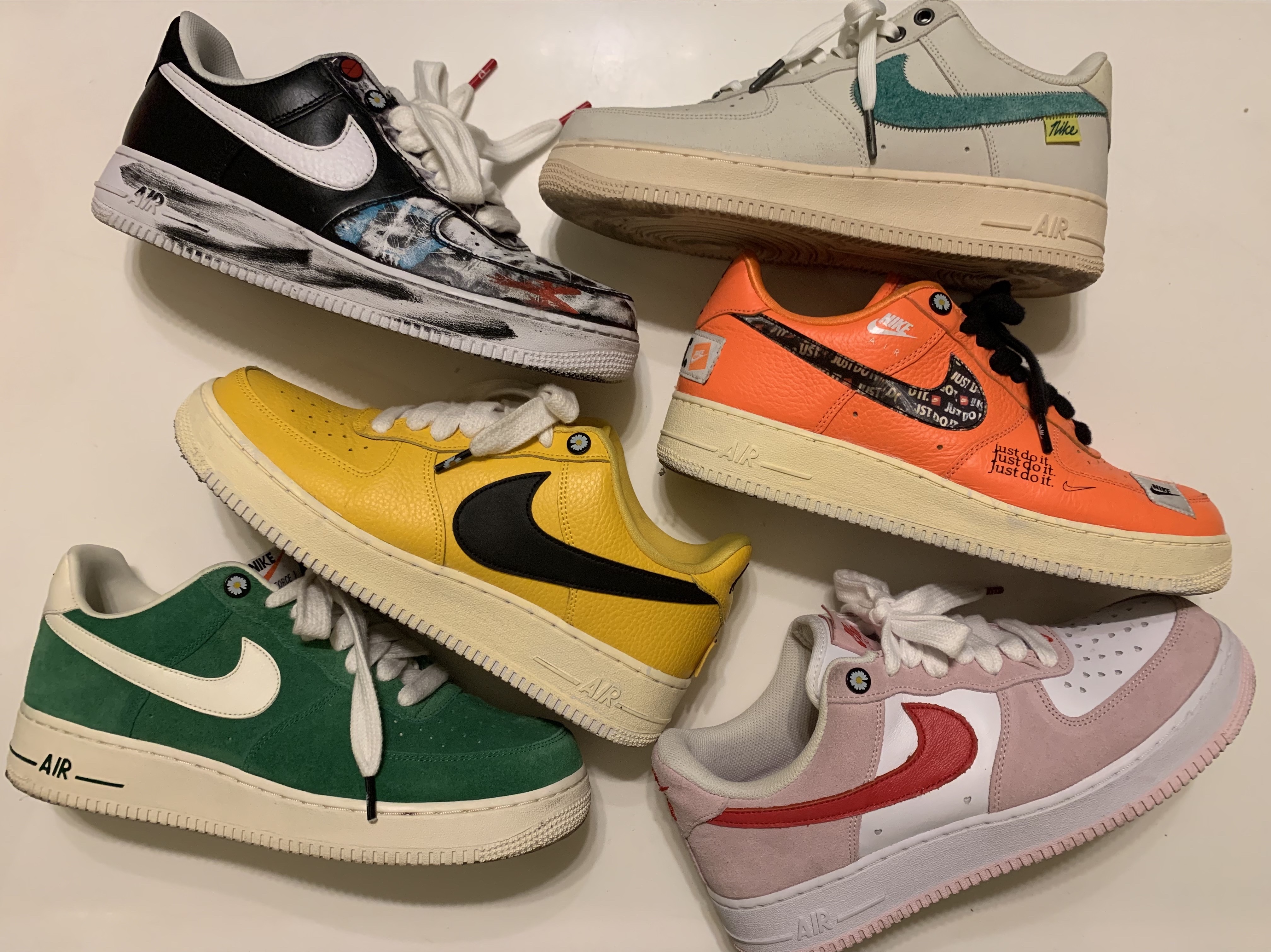 Nike Air Force 1 Low Test of Time, Nike x Peaceminusone Air Force 1 Low Para-Noise 착용 스타일 - 2