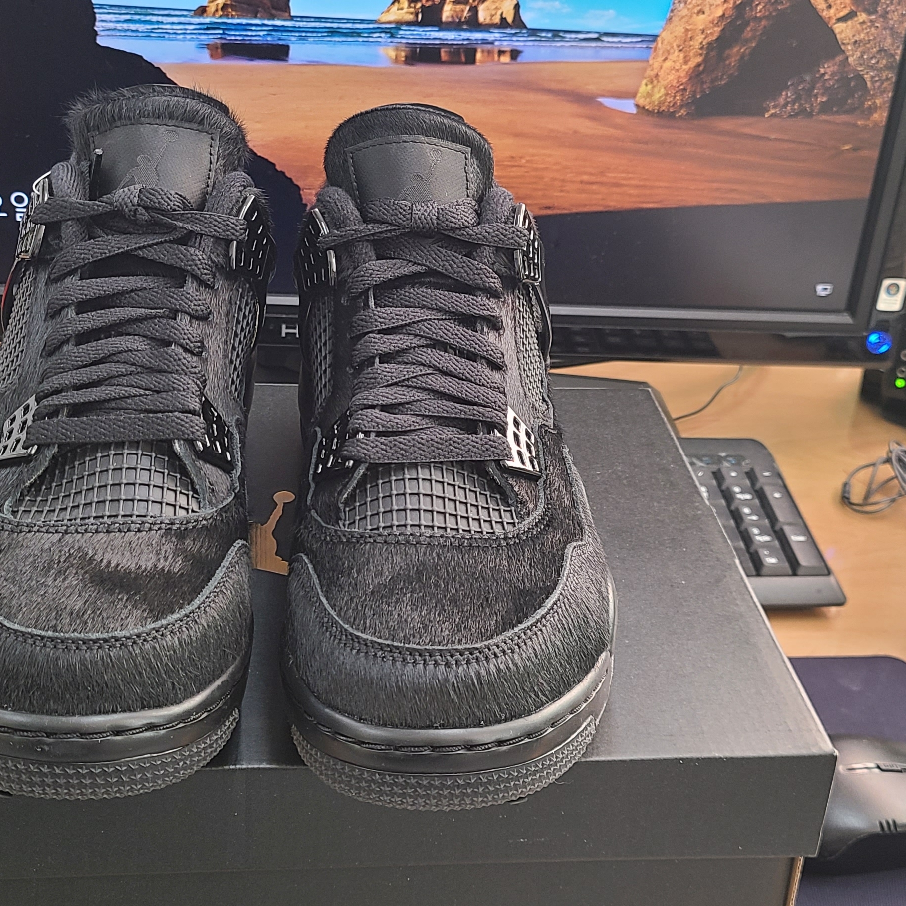 Jordan 4 Golf Black Cat 착용 스타일 - 5