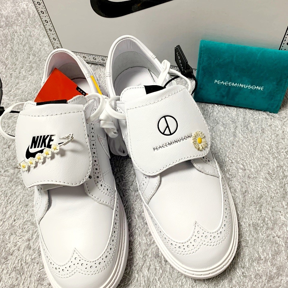 Nike x Peaceminusone Kwondo1 White 착용 스타일