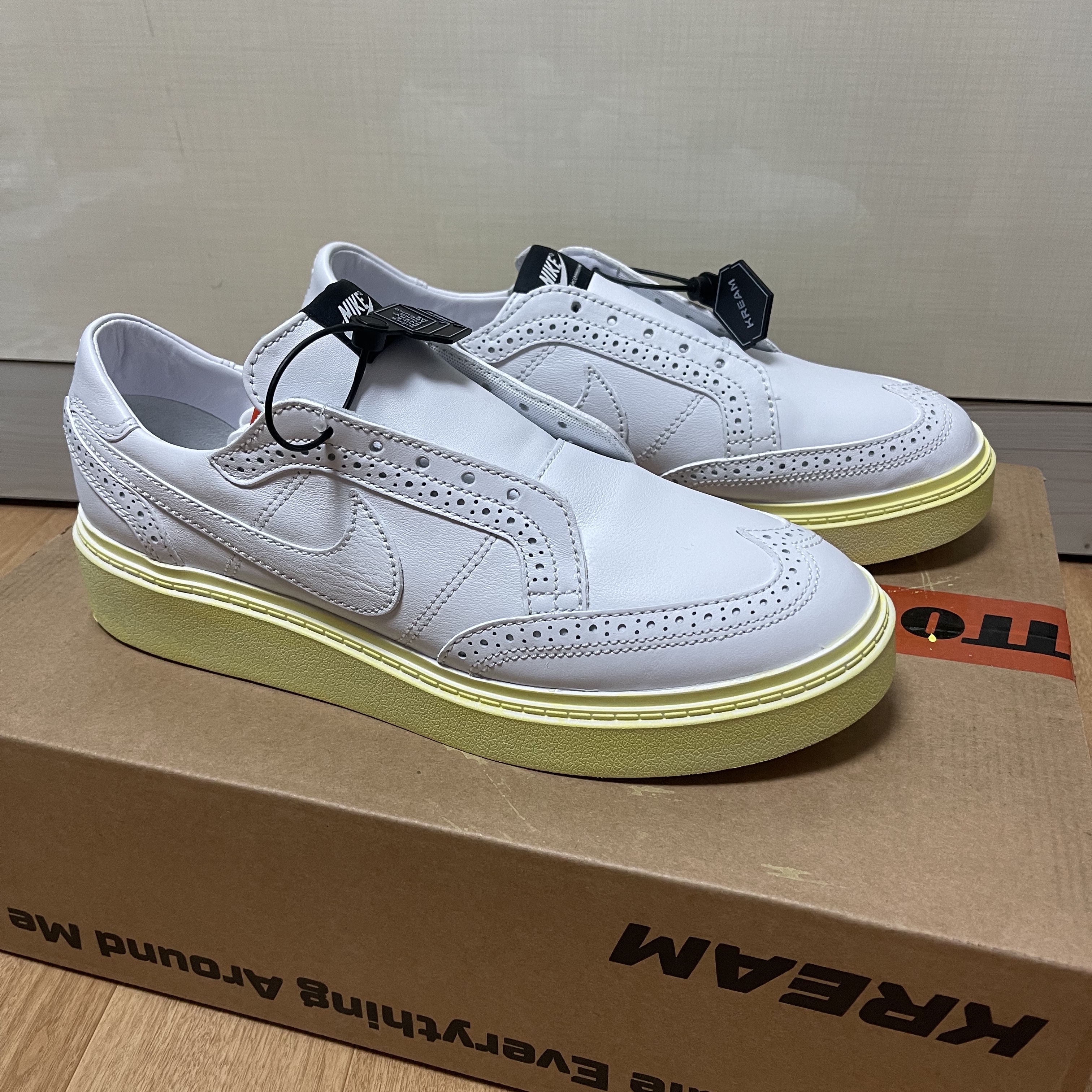 Nike x Peaceminusone Kwondo1 White 착용 스타일