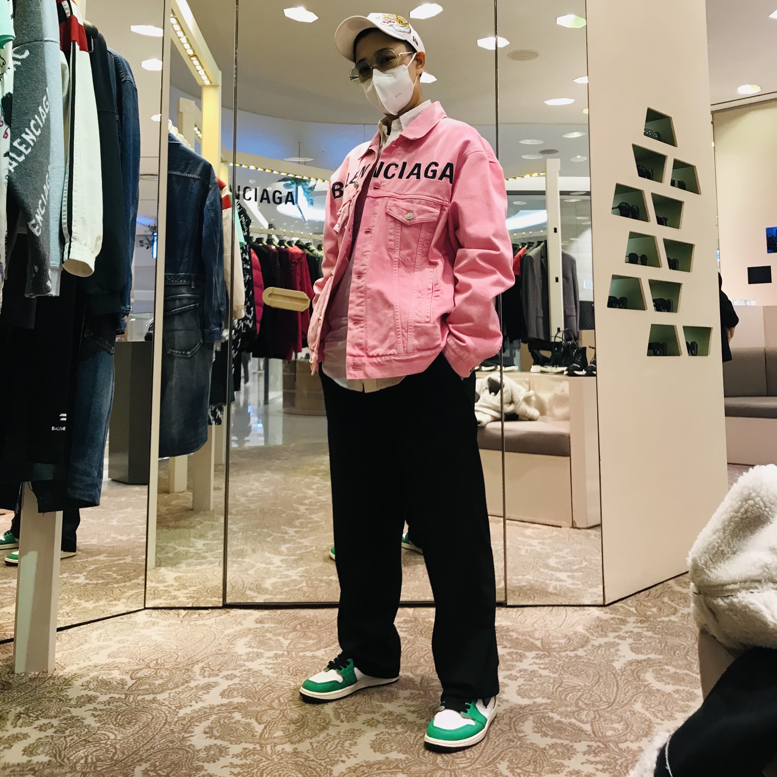 (W) Jordan 1 Retro High OG Lucky Green 착용 스타일