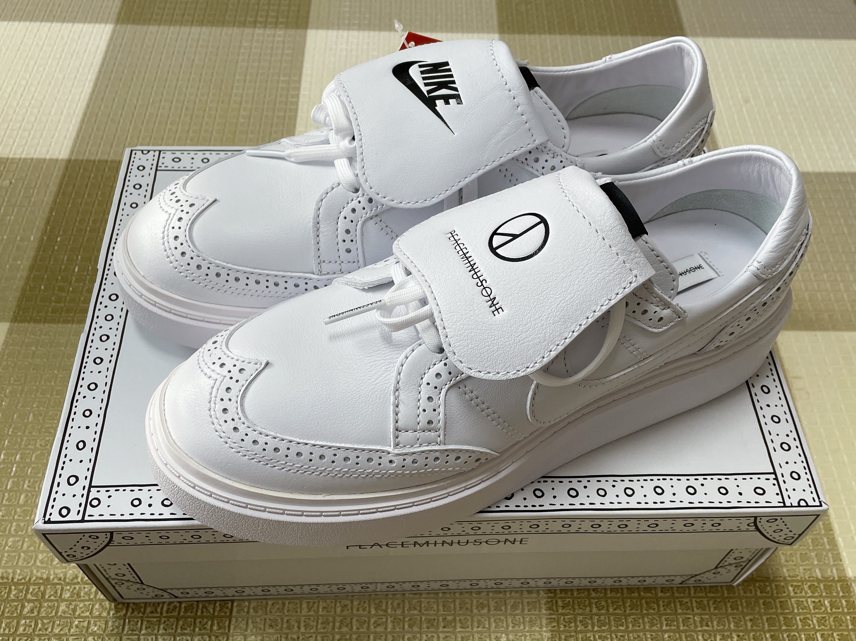 Nike x Peaceminusone Kwondo1 White 착용 스타일