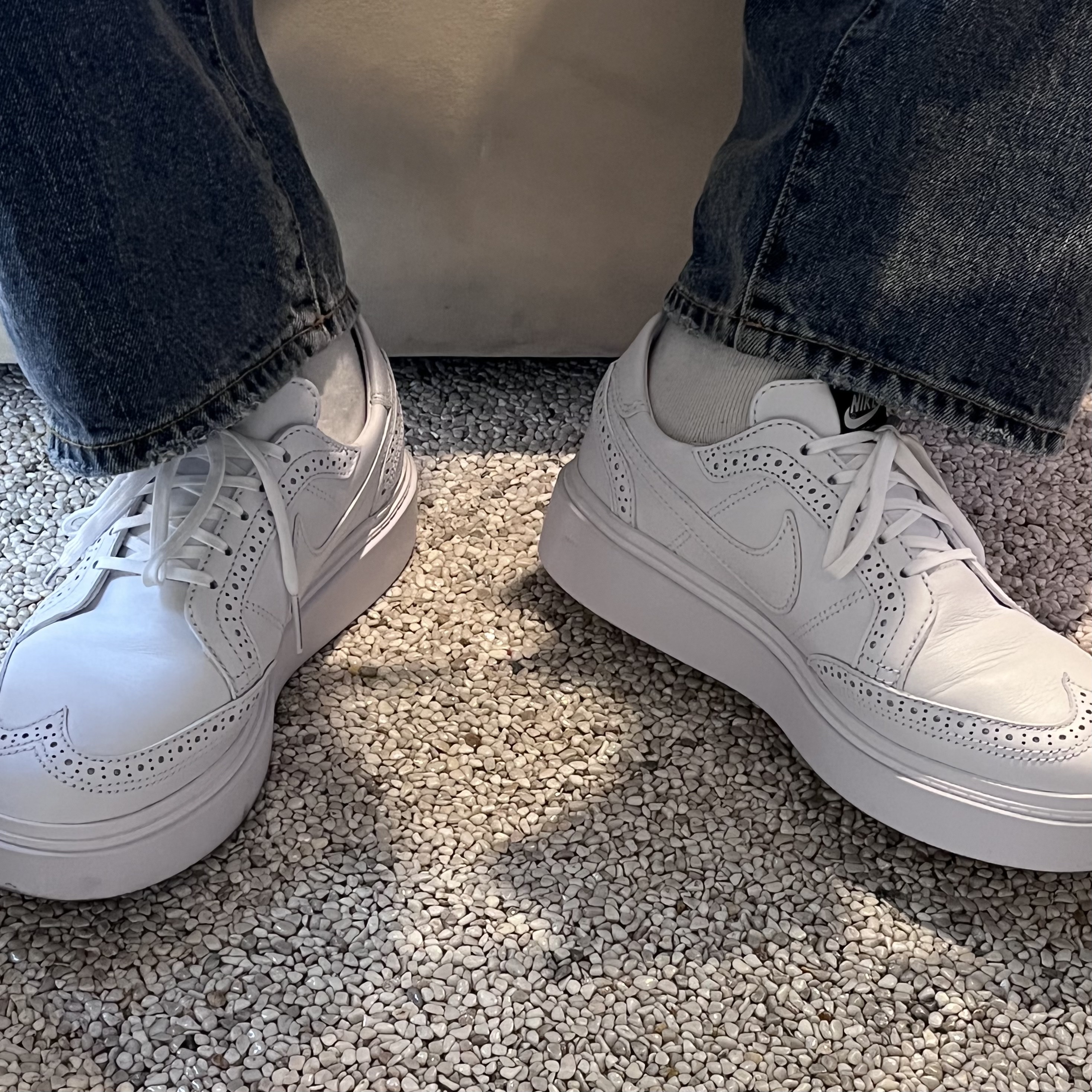 Nike x Peaceminusone Kwondo1 White 착용 스타일 - 4