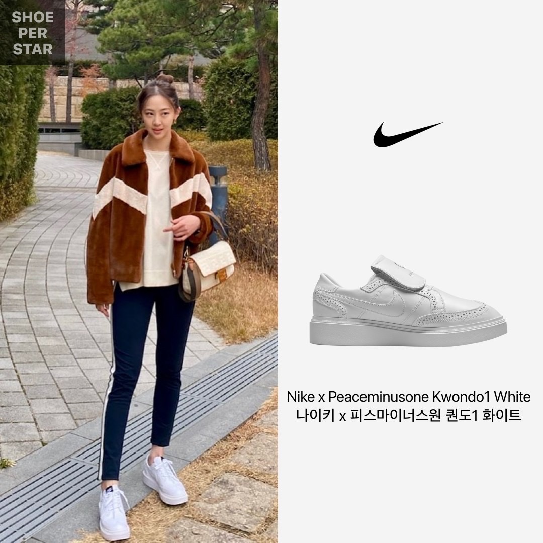 Nike x Peaceminusone Kwondo1 White, (W) Nike Dunk Low Orange Pearl 착용 스타일 - 2