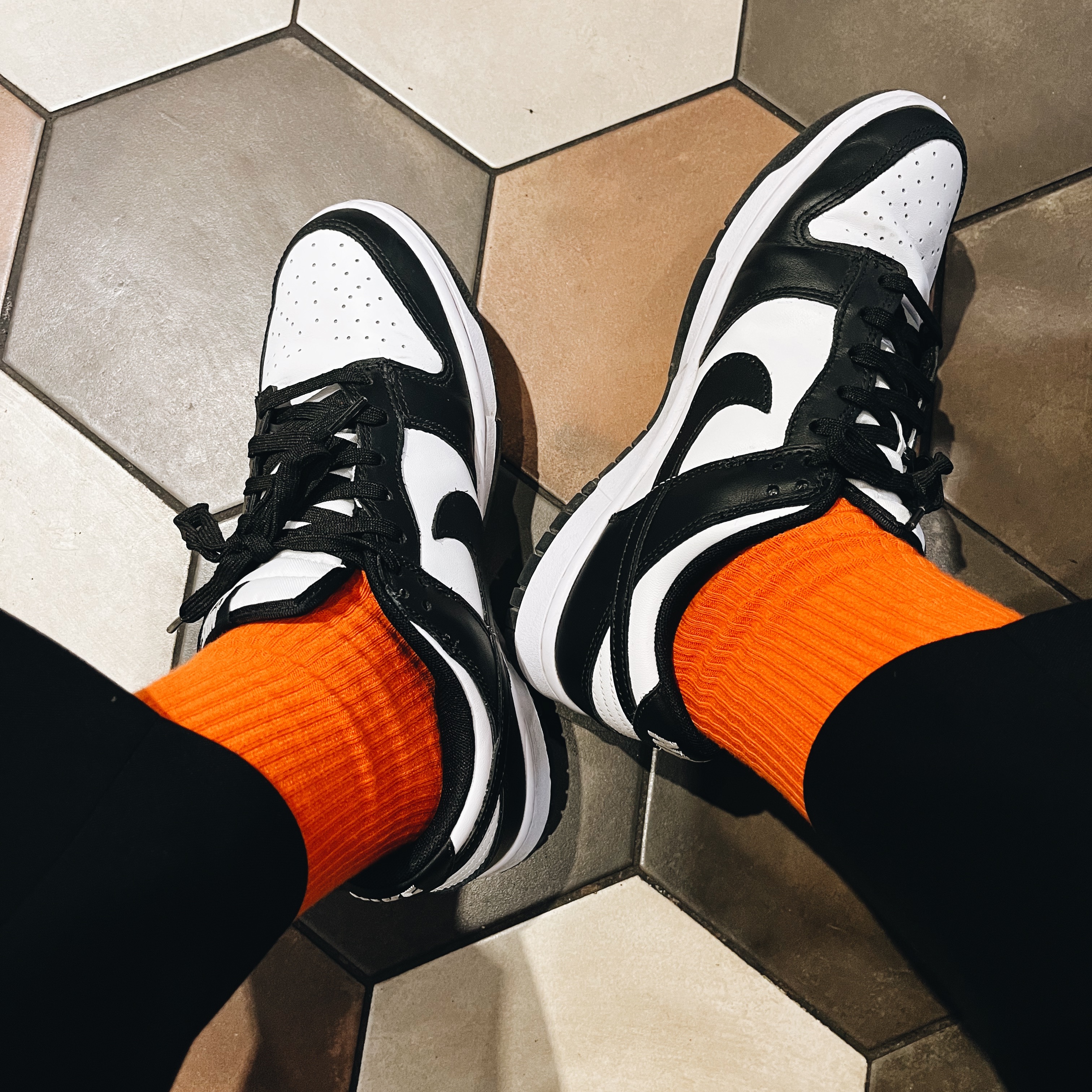 Nike Dunk Low Retro Black 착용 스타일