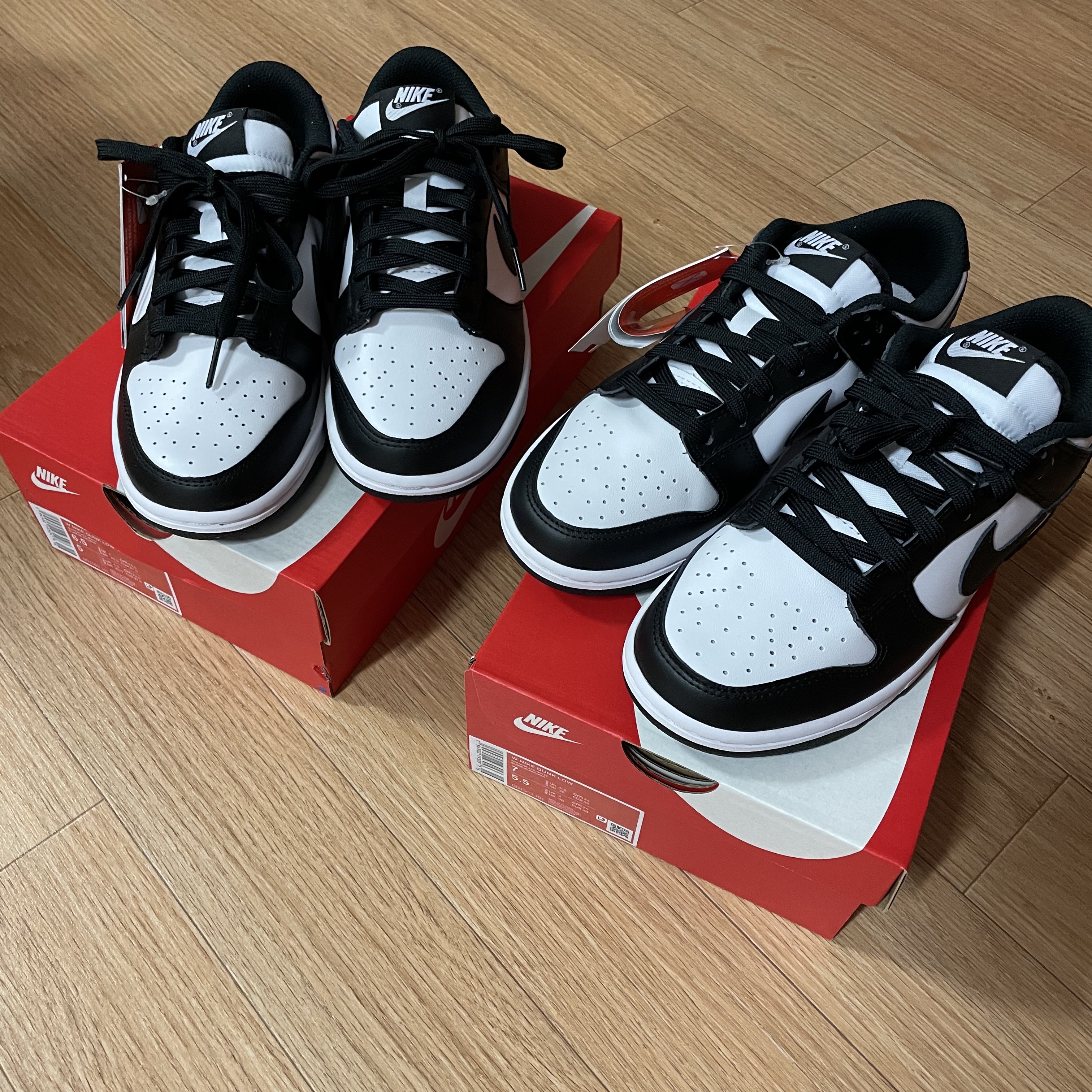 (W) Nike Dunk Low Black 착용 스타일 - 2