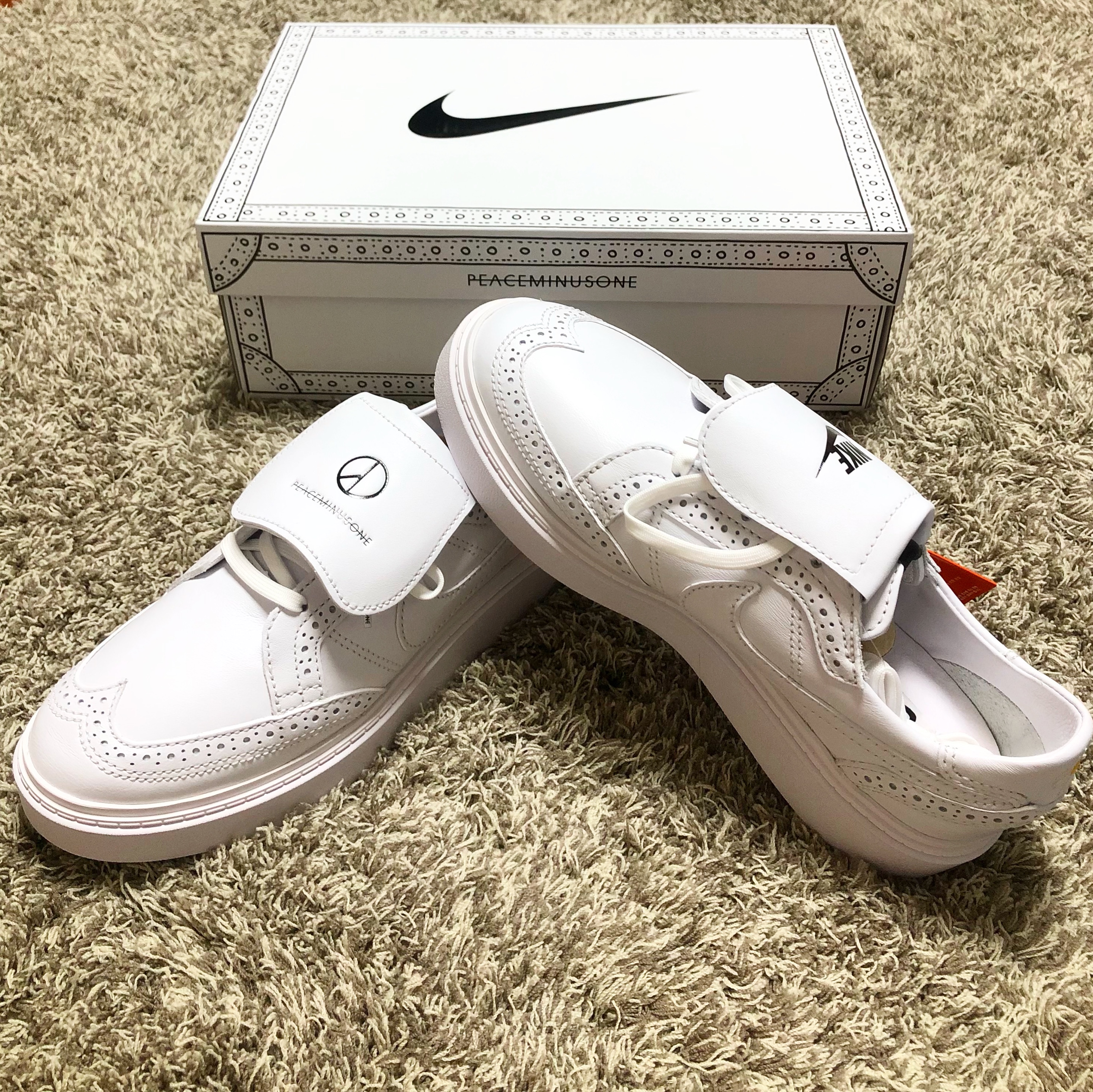 Nike x Peaceminusone Kwondo1 White 착용 스타일