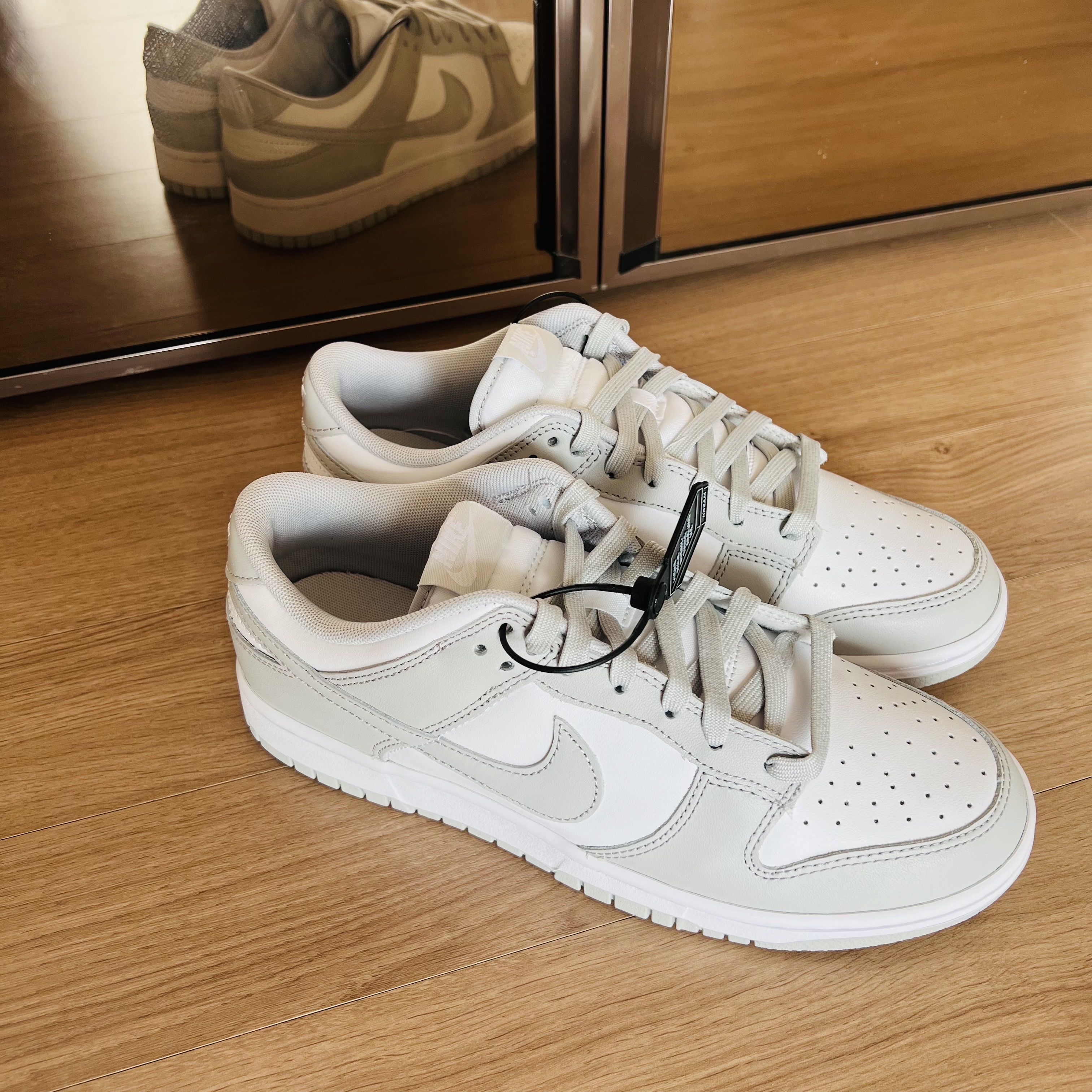 Nike Dunk Low Retro Grey Fog 착용 스타일 - 1