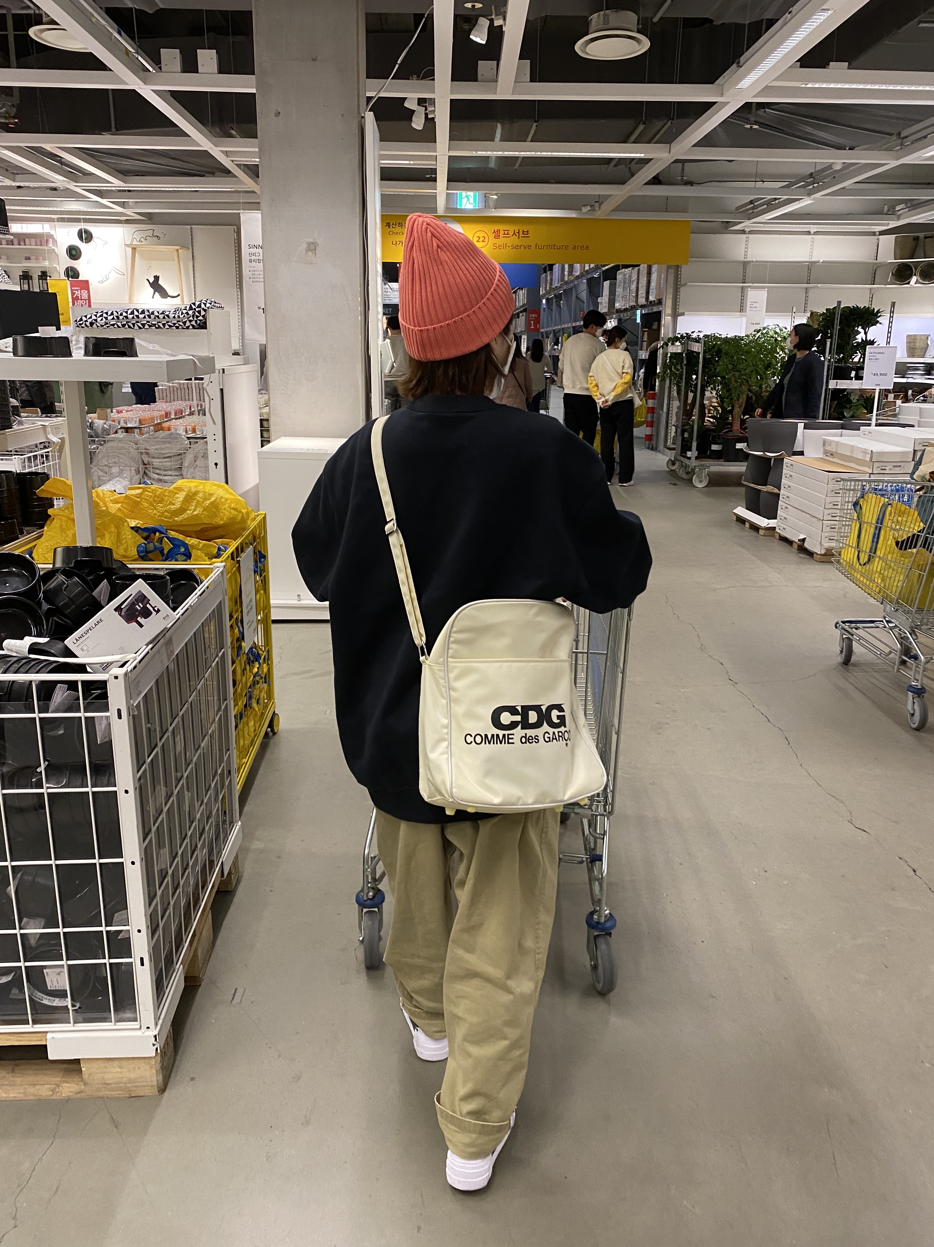 Nike x Stussy NRG ZR Fleece Crewneck Black - US/EU, Nike x Sacai Blazer Low Iron Grey 착용 스타일 - 2